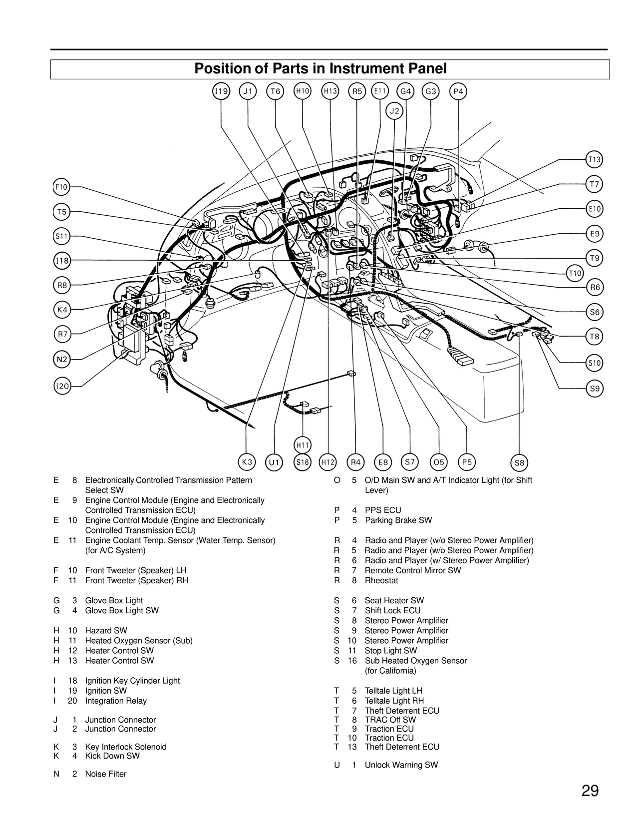 Electrical Wiring Routing — MK4 Supra Electrical Wiring Routing wiring diagram, page 6