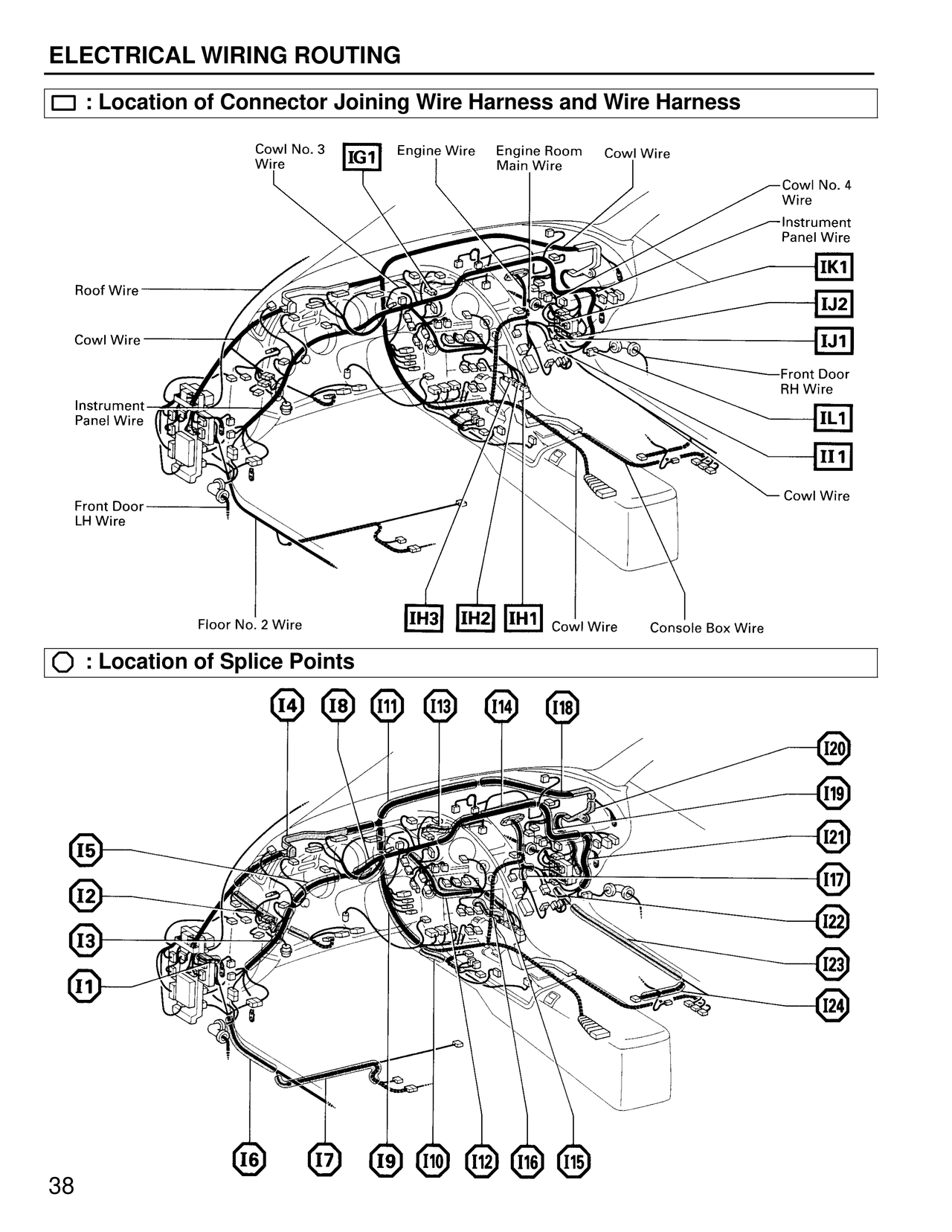 Electrical Wiring Routing — MK4 Supra Electrical Wiring Routing wiring diagram, page 15