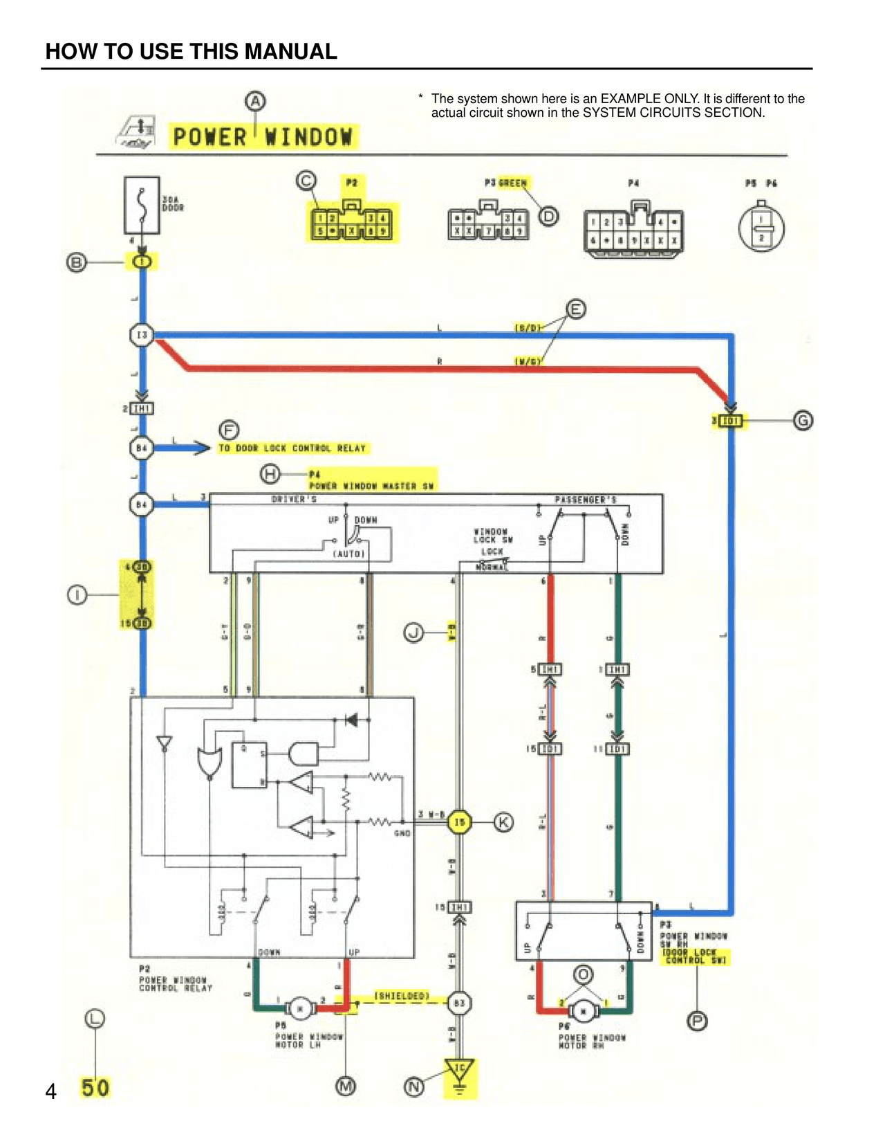Power Window — MK4 Supra Introduction & How To Use wiring diagram, page 4