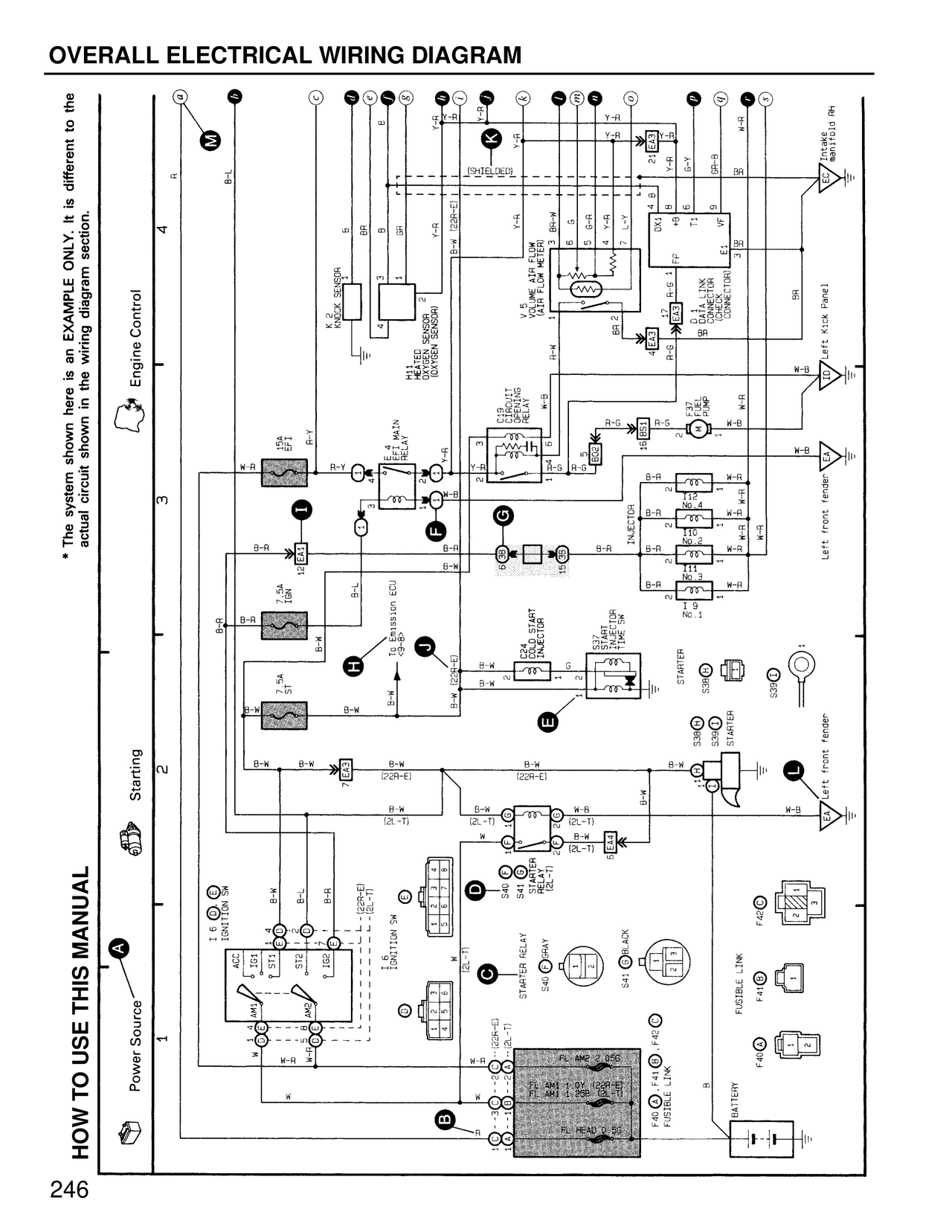 Overall Electrical Wiring Diagram — MK4 Supra Overall Electrical Wiring Diagram wiring diagram, page 1