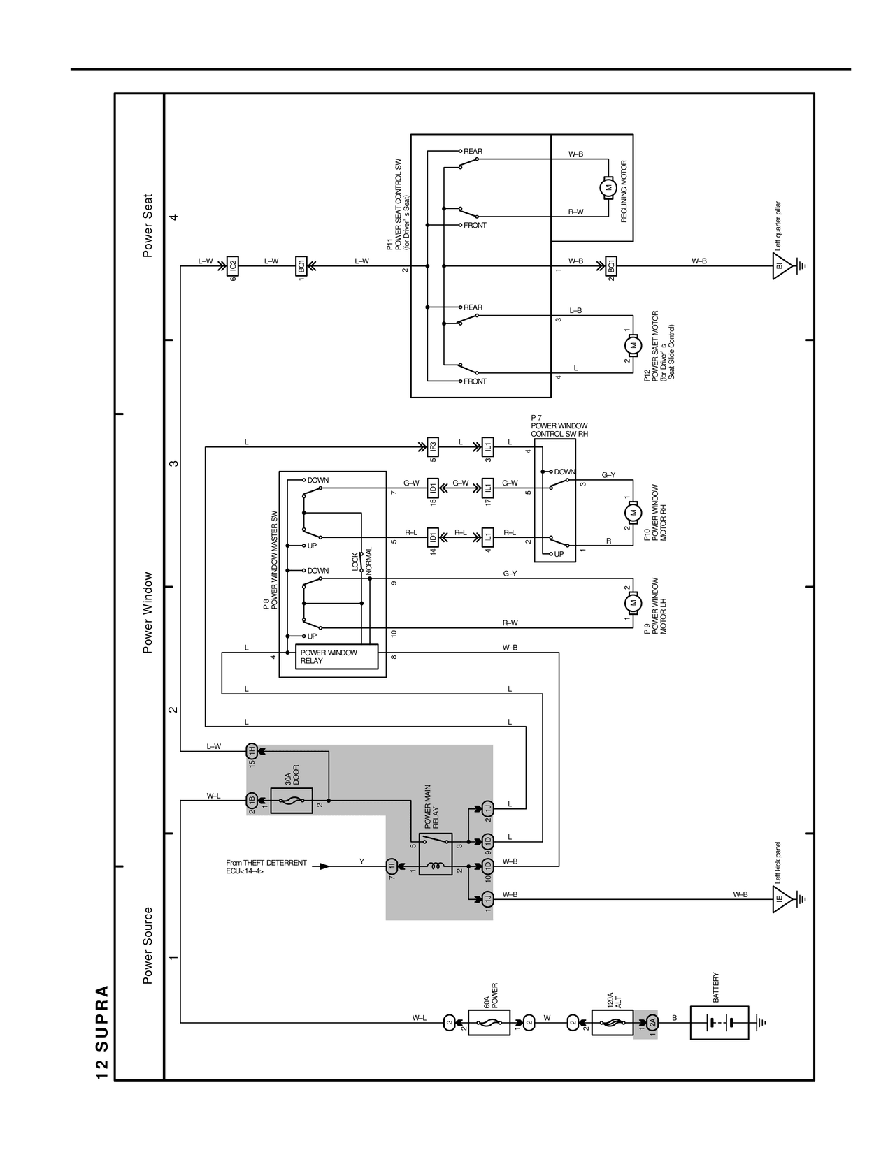 Overall Electrical Wiring Diagram — MK4 Supra Overall Electrical Wiring Diagram wiring diagram, page 18