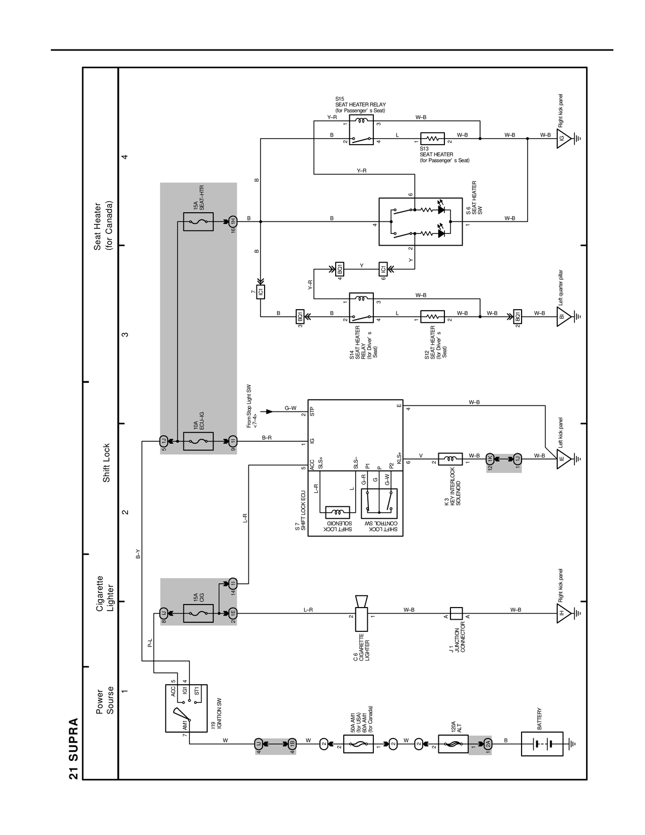 Overall Electrical Wiring Diagram — MK4 Supra Overall Electrical Wiring Diagram wiring diagram, page 30