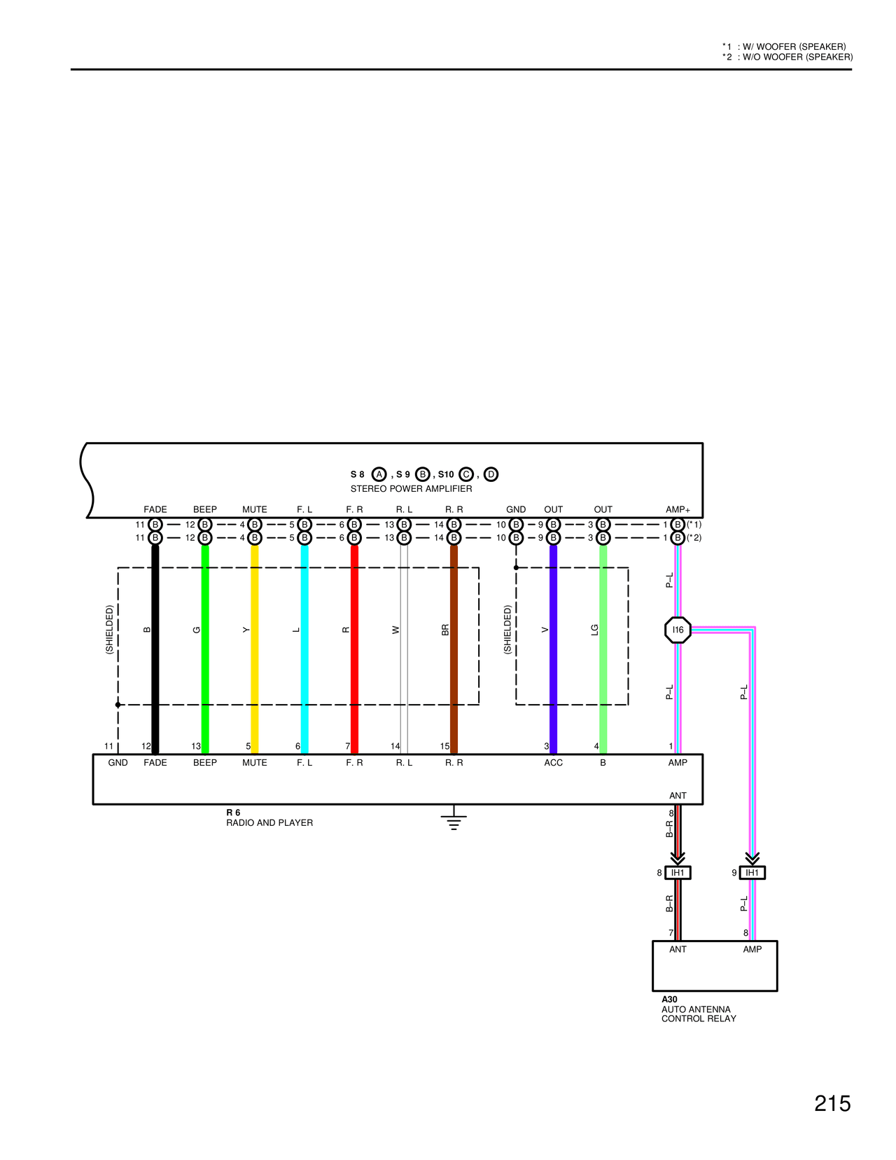 Radio and Player — MK4 Supra Radio and Player wiring diagram, page 2