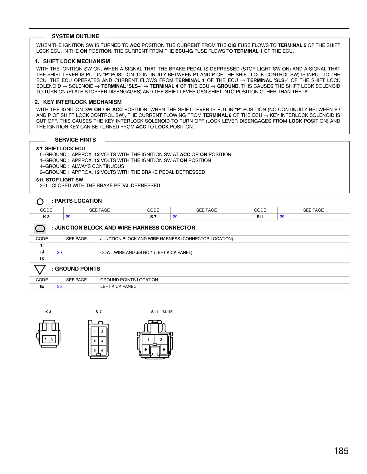 Shift Lock — MK4 Supra Shift Lock wiring diagram, page 2