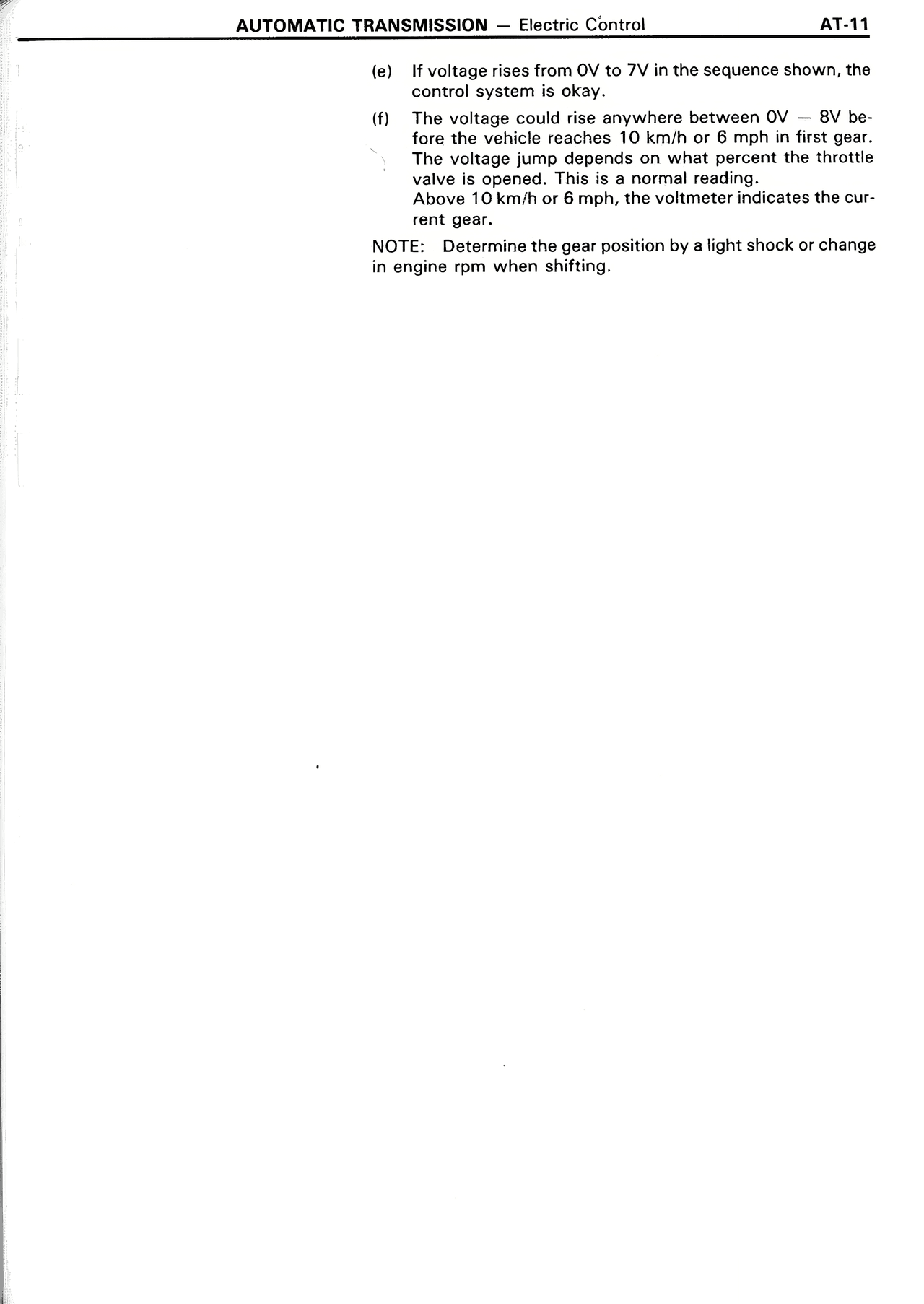 Automatic Transmission — MK2 Supra Automatic Transmission, page 11