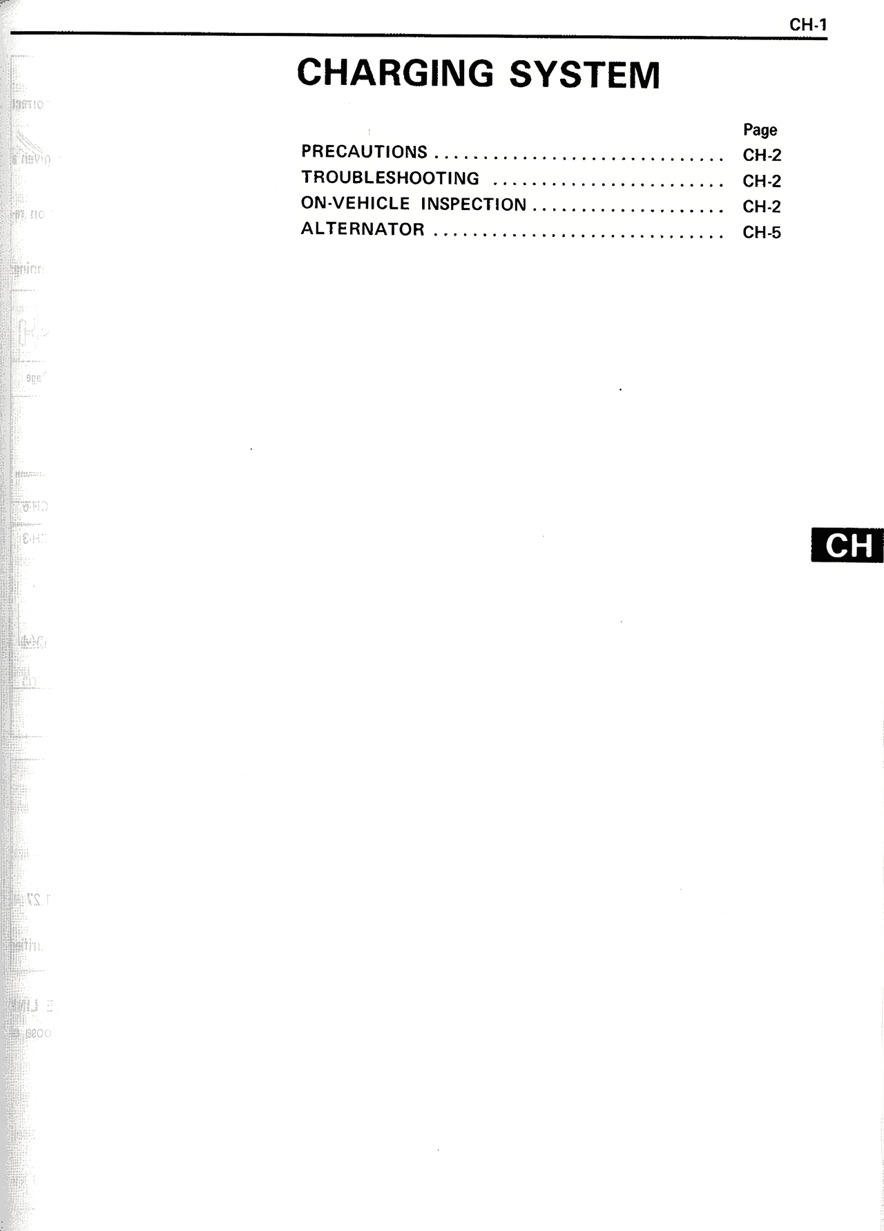 Charging System — MK2 Supra Charging System, page 1