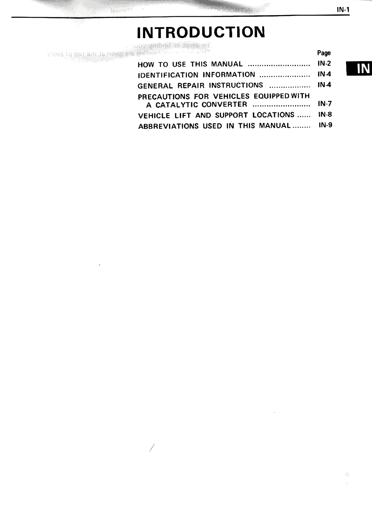 Introduction — MK2 Supra Introduction, page 1