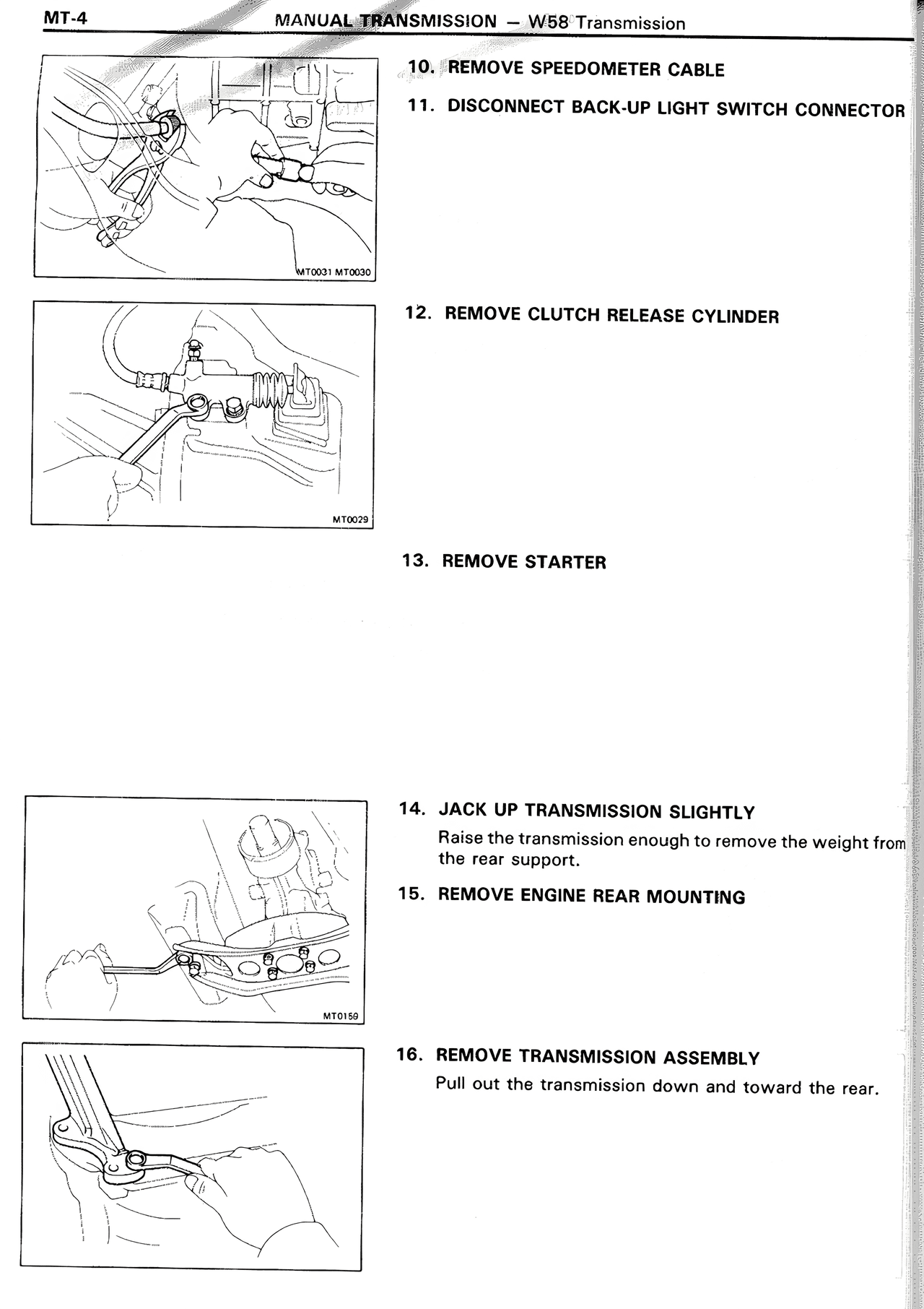 Manual Transmission — MK2 Supra Manual Transmission, page 4
