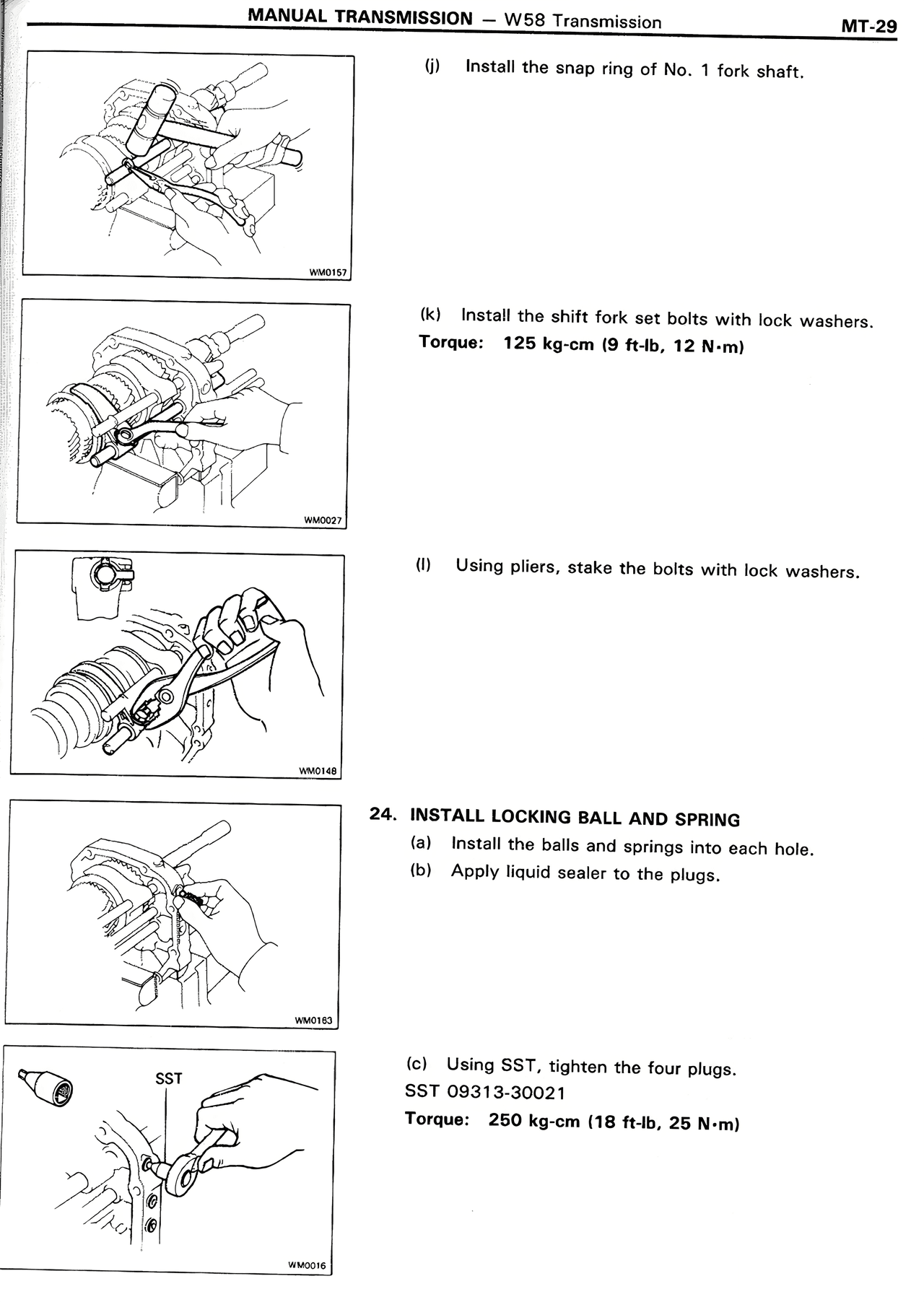 Manual Transmission — MK2 Supra Manual Transmission, page 29