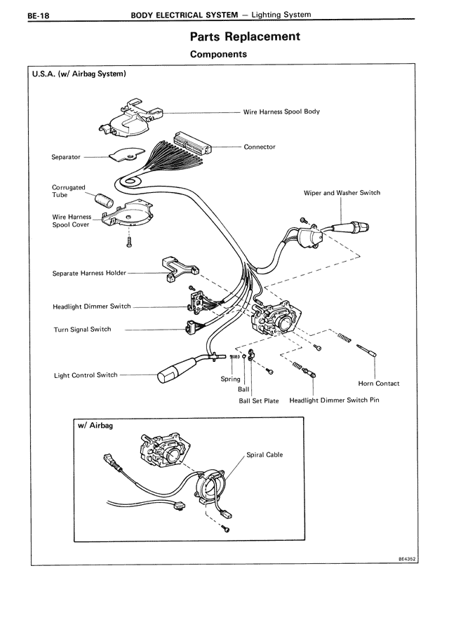 Parts Replacement — MK3 Supra Body Electrical System, page 18