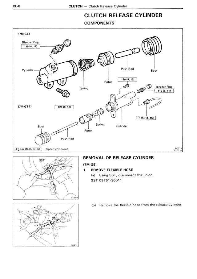 Clutch Release Cylinder Components — MK3 Supra Clutch, page 8