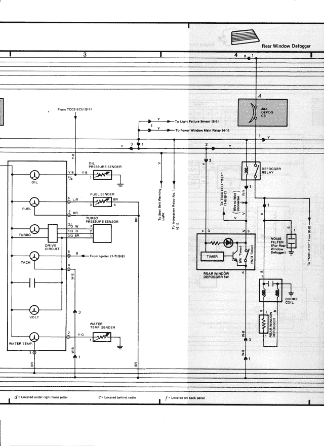 Electrical Wiring Diagrams — MK3 Supra Electrical Wiring Diagrams, page 8