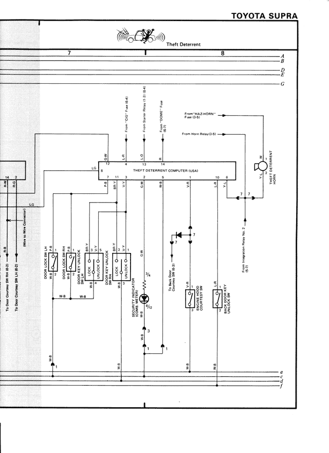 Electrical Wiring Diagrams — MK3 Supra Electrical Wiring Diagrams, page 18