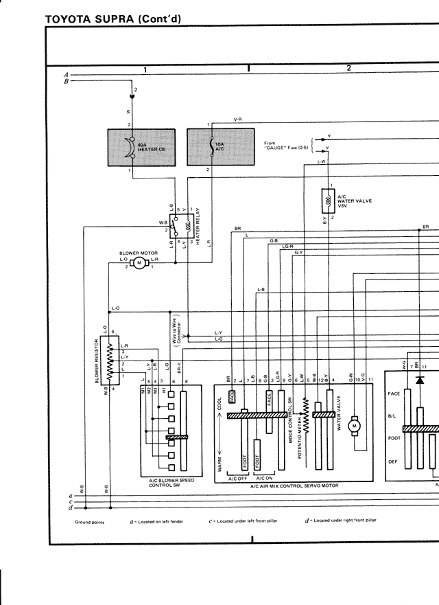 Electrical Wiring Diagrams — MK3 Supra Electrical Wiring Diagrams, page 27