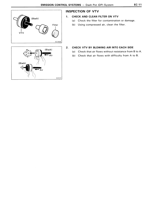 Inspection of Vtv — MK3 Supra Emission Control Systems, page 11
