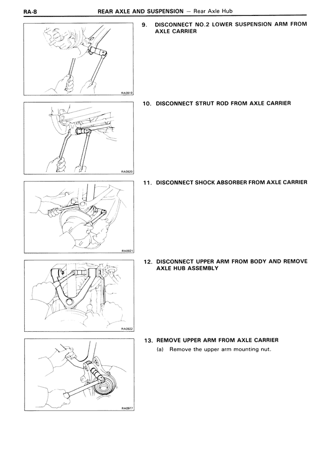 Rear Axle & Suspension — MK3 Supra Rear Axle & Suspension, page 8