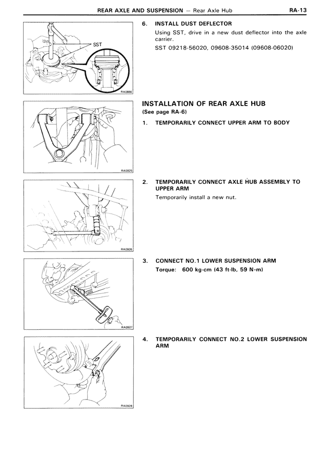 Rear Axle & Suspension — MK3 Supra Rear Axle & Suspension, page 13