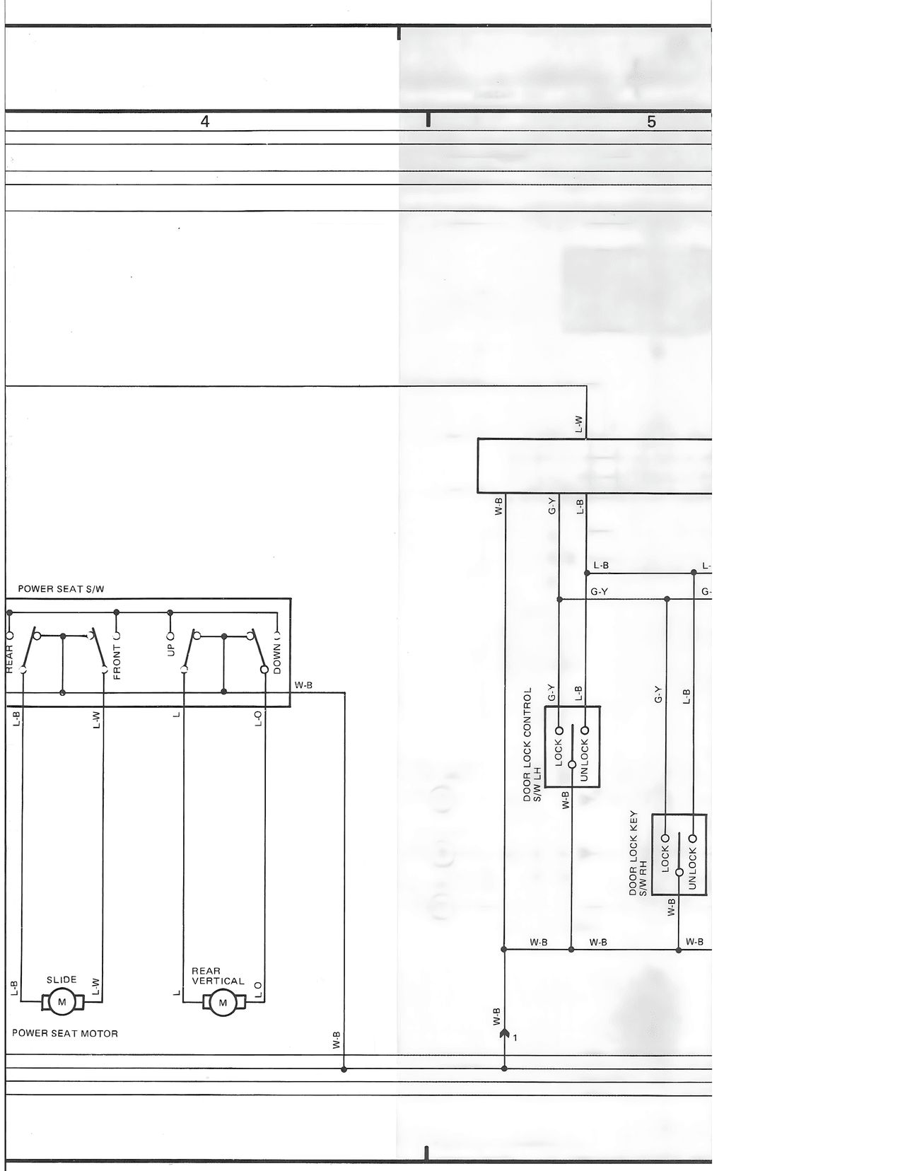 Power Seat Motor — MK3 Supra Overall Wiring Diagram wiring diagram, page 19