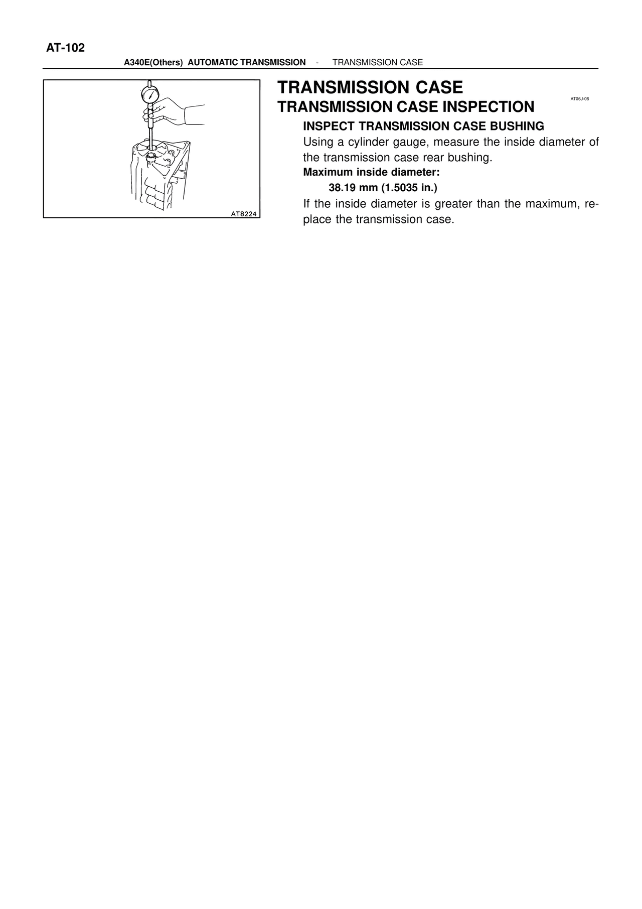 Transmission Case Inspection — MK4 Supra ATM Unit Repair, page 248