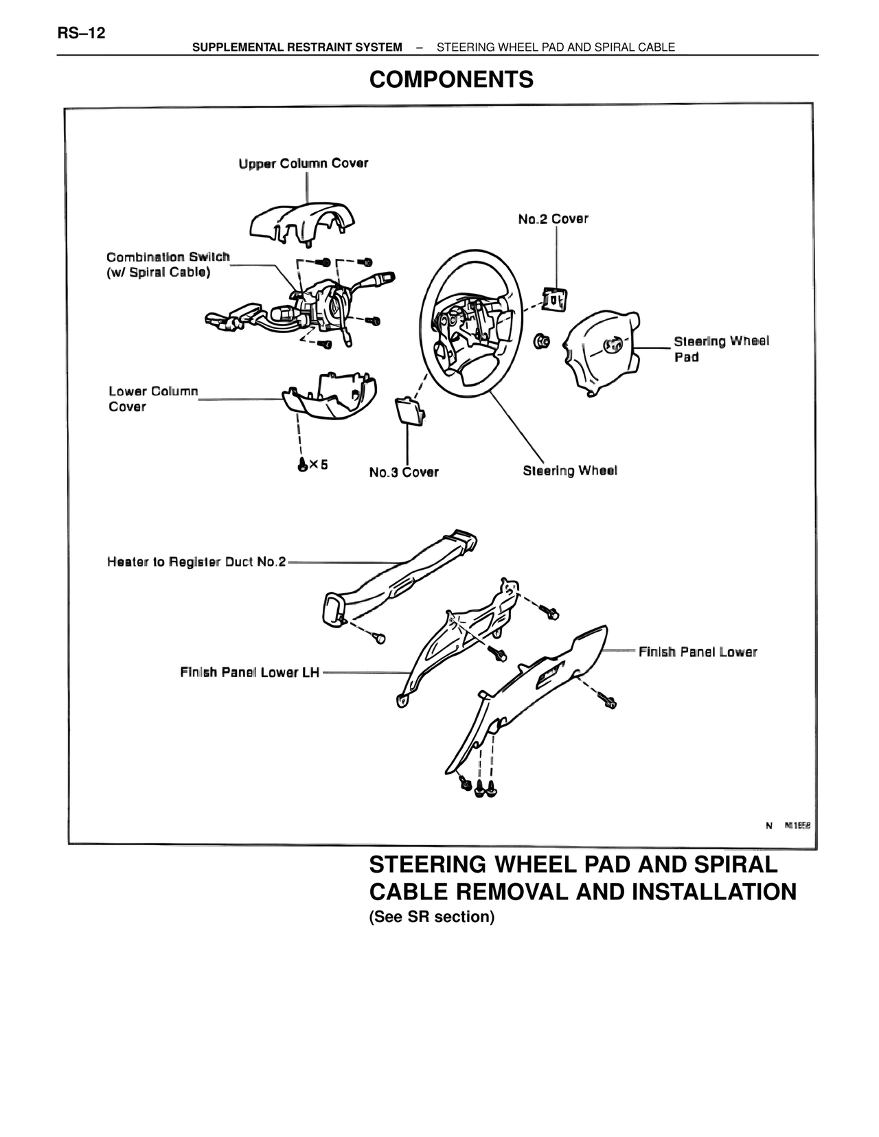 Components — MK4 Supra Supplemental Restraint System, page 12