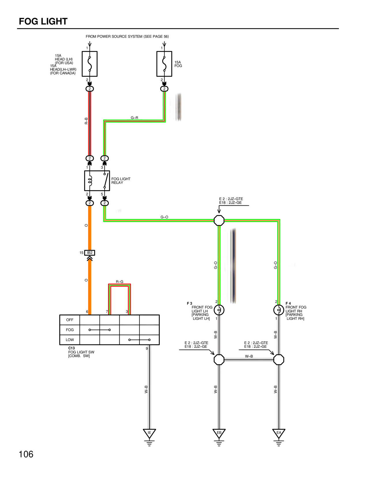 Wiring Diagrams — MK4 Supra Wiring Diagrams, page 104
