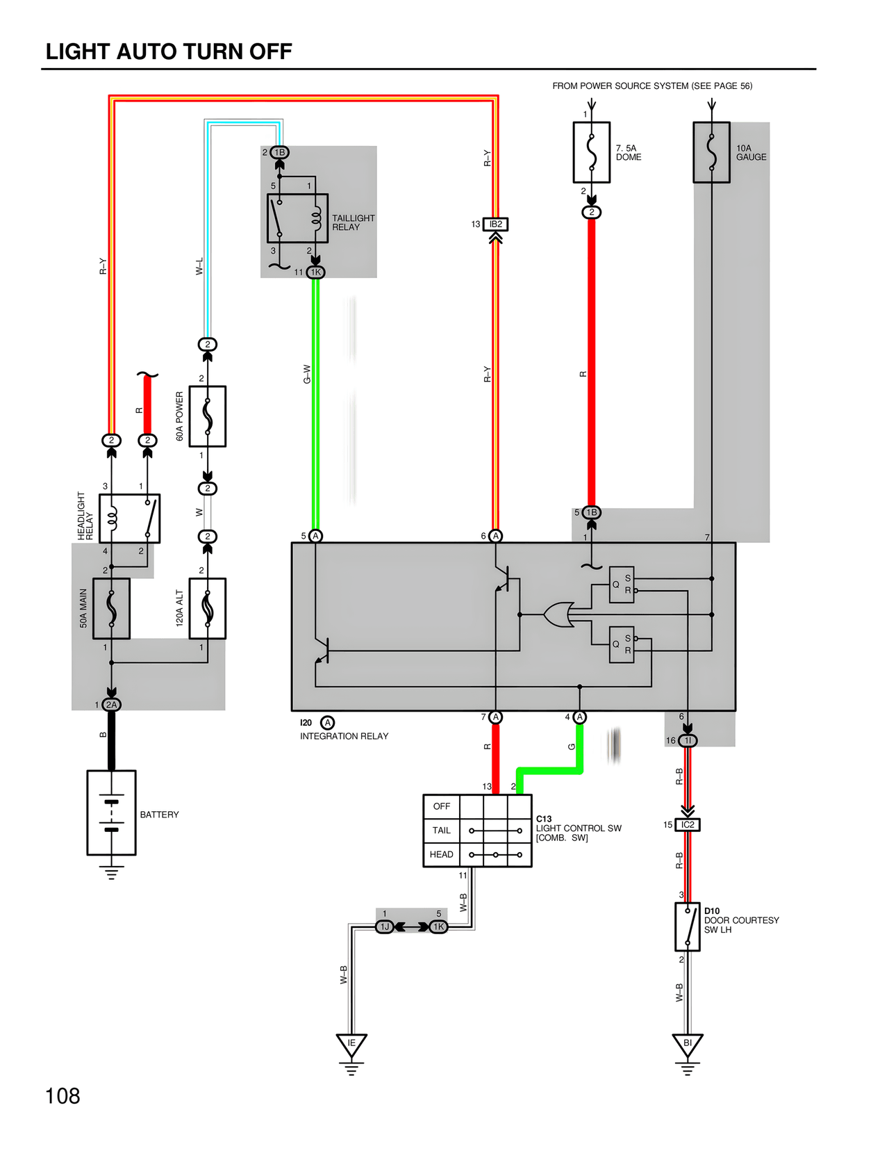 Wiring Diagrams — MK4 Supra Wiring Diagrams, page 106
