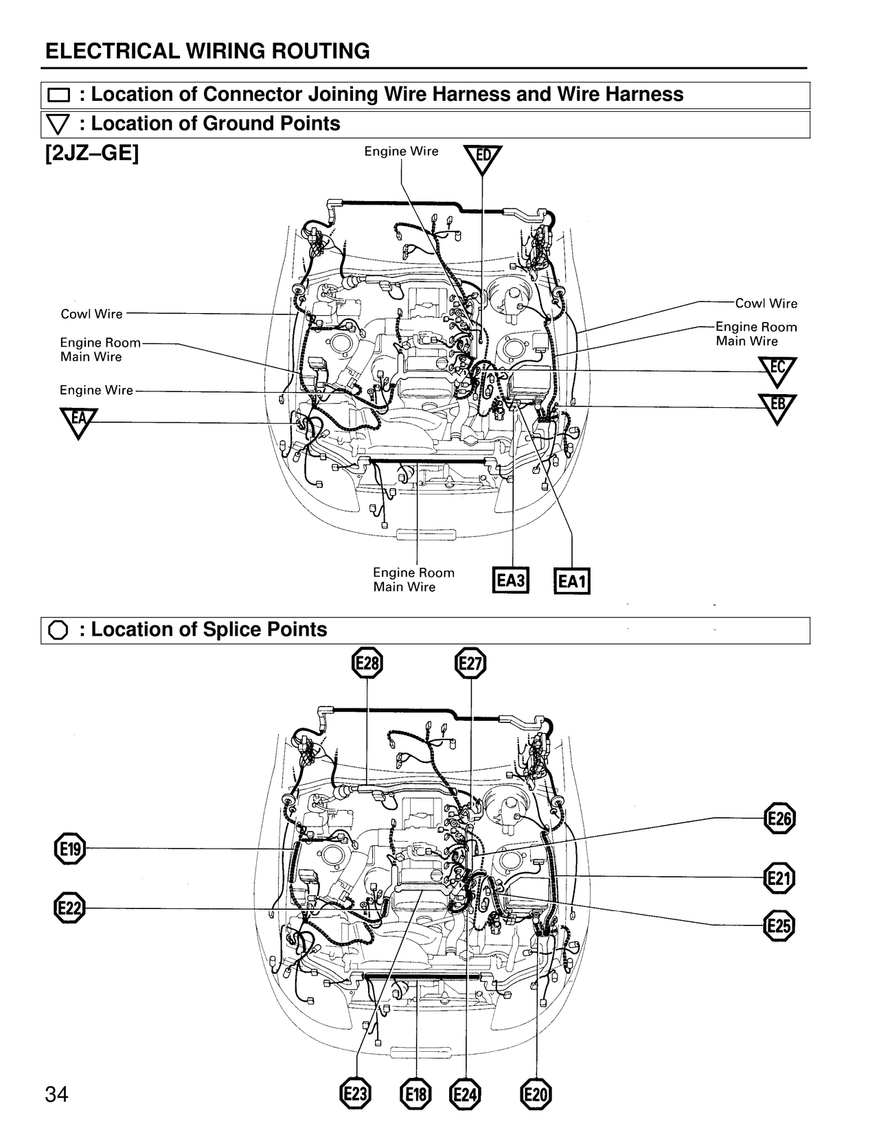 Electrical Wiring Routing — MK4 Supra Electrical Wiring Routing wiring diagram, page 11