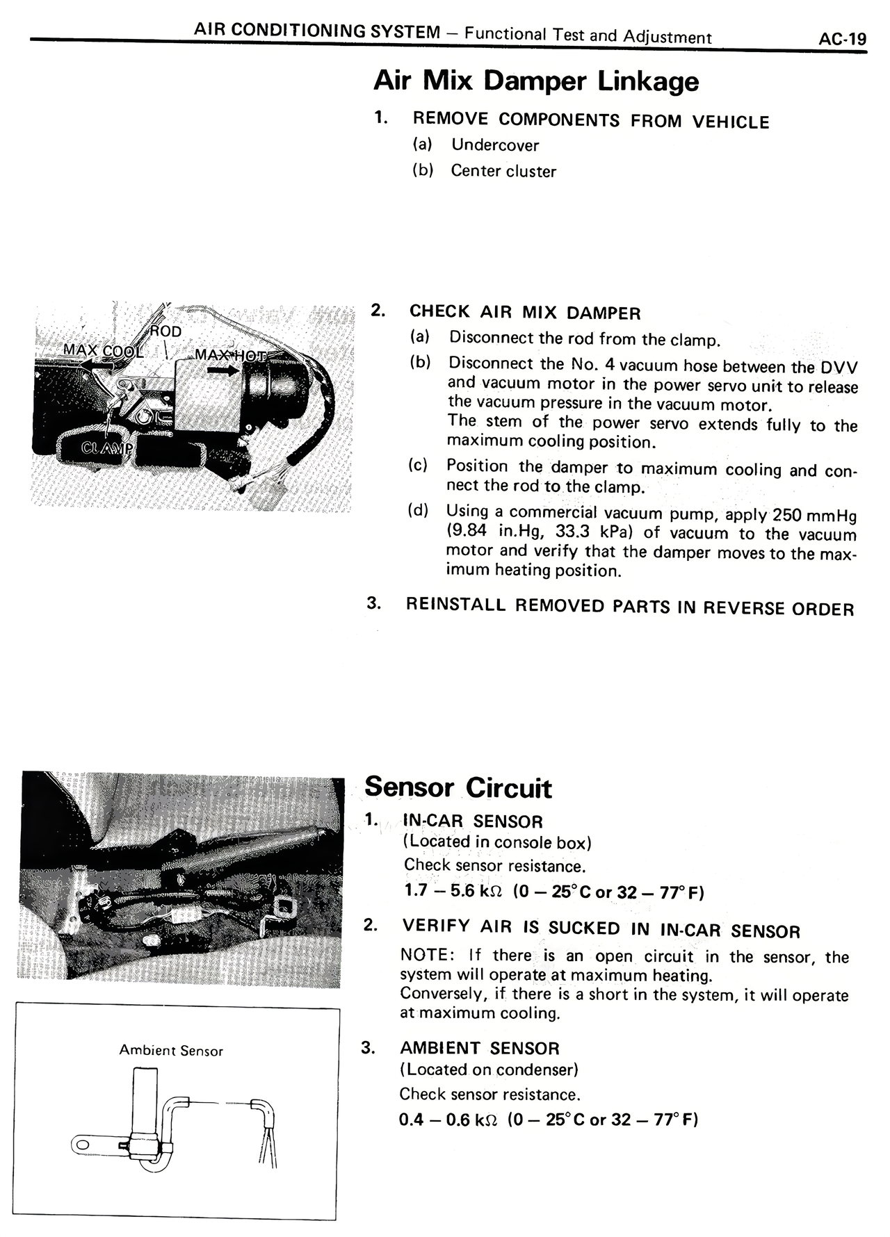 Air Conditioning System page 19