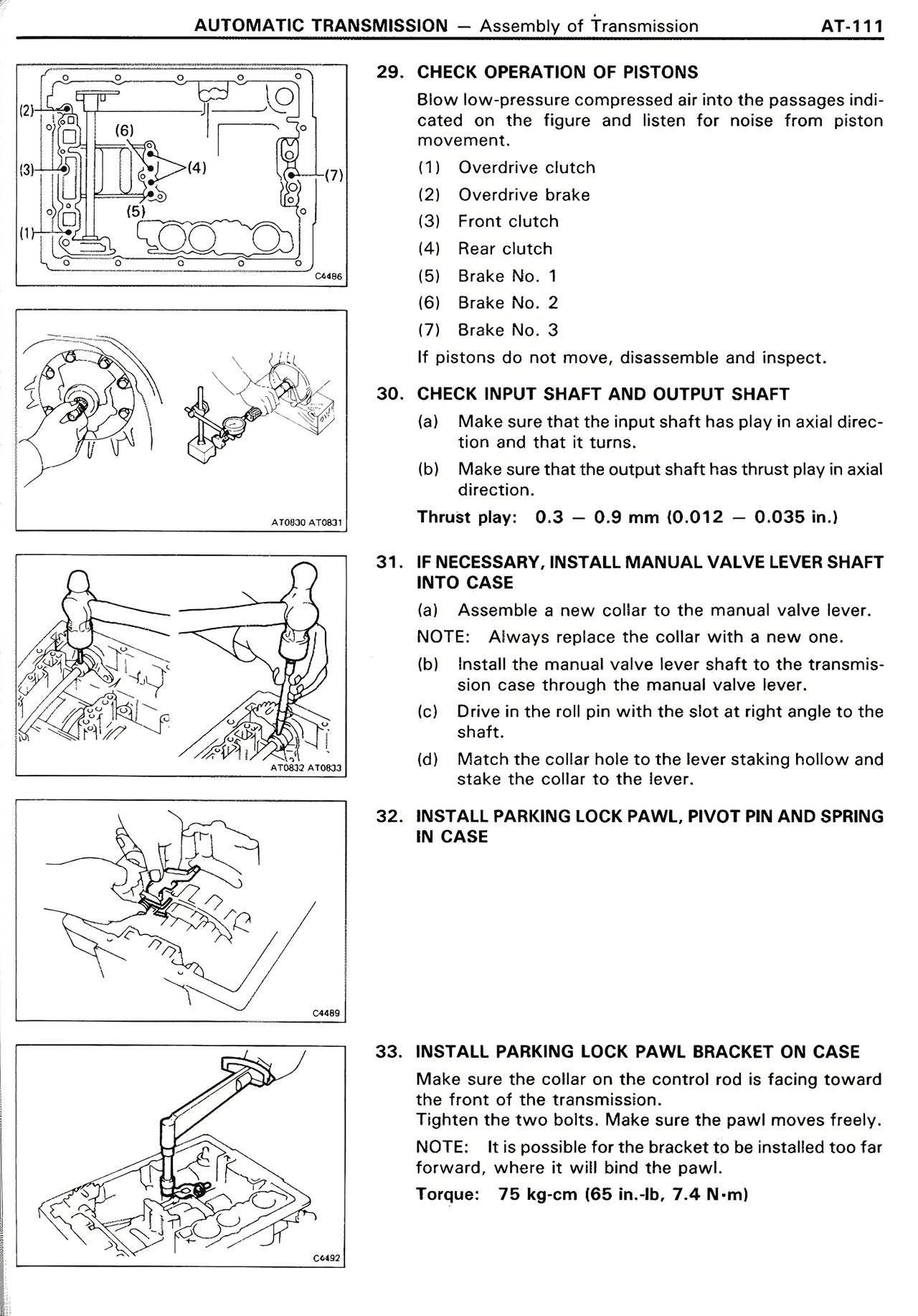 Automatic Transmission page 111