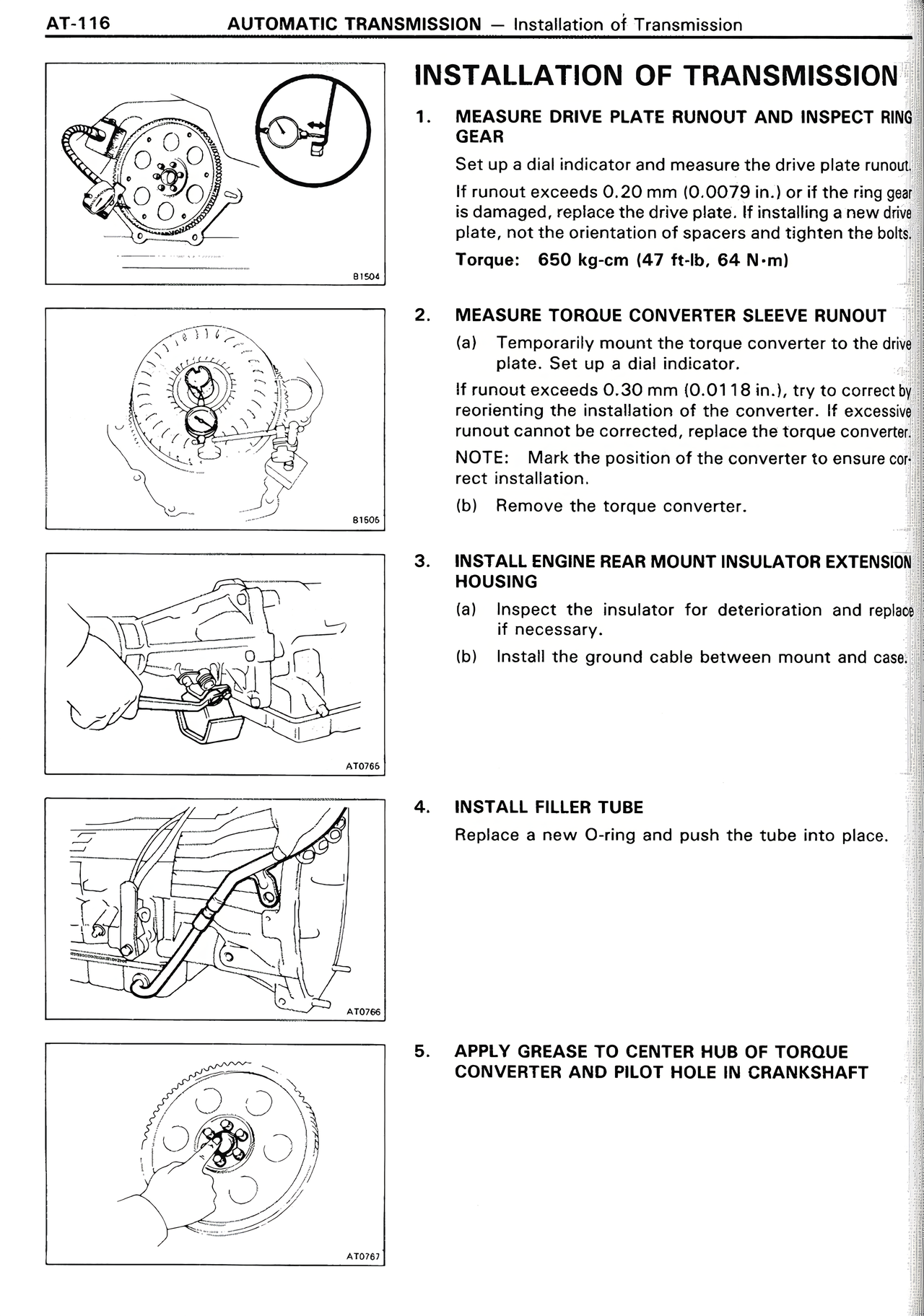 Automatic Transmission page 116