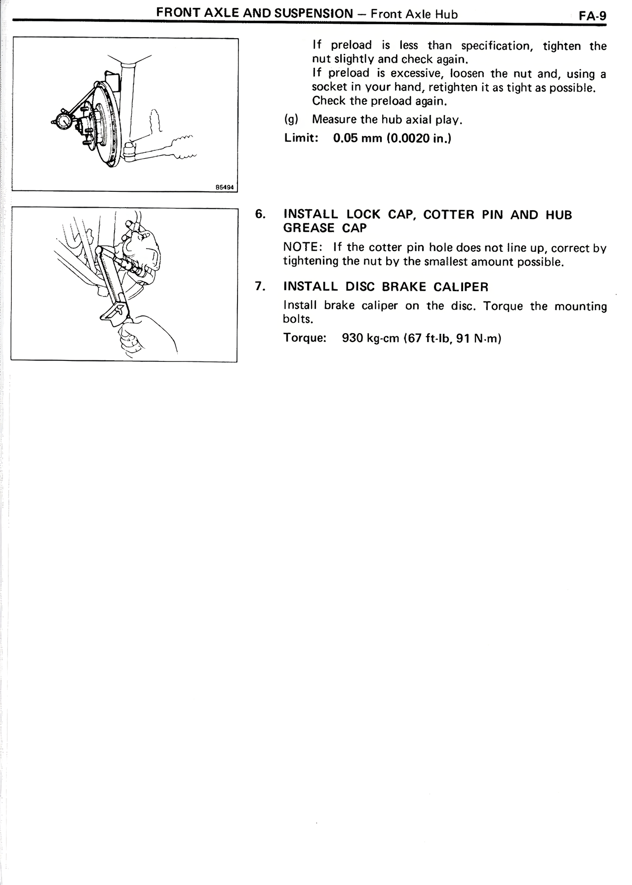 Front Axle And Suspension page 9