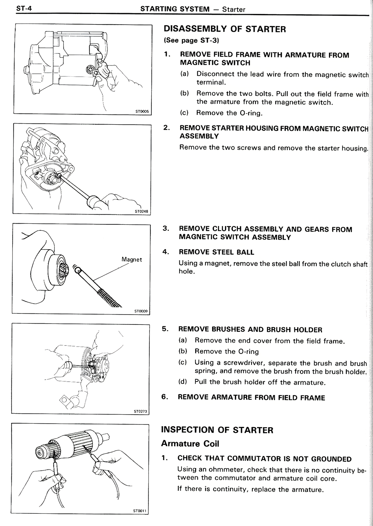 Starting System page 4