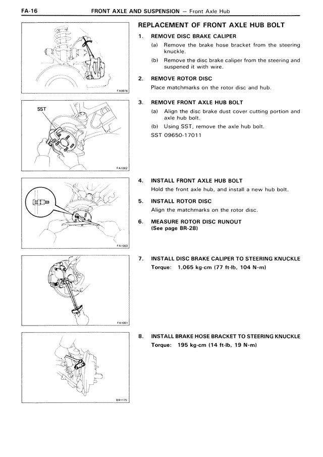 Front Axle & Suspension page 16