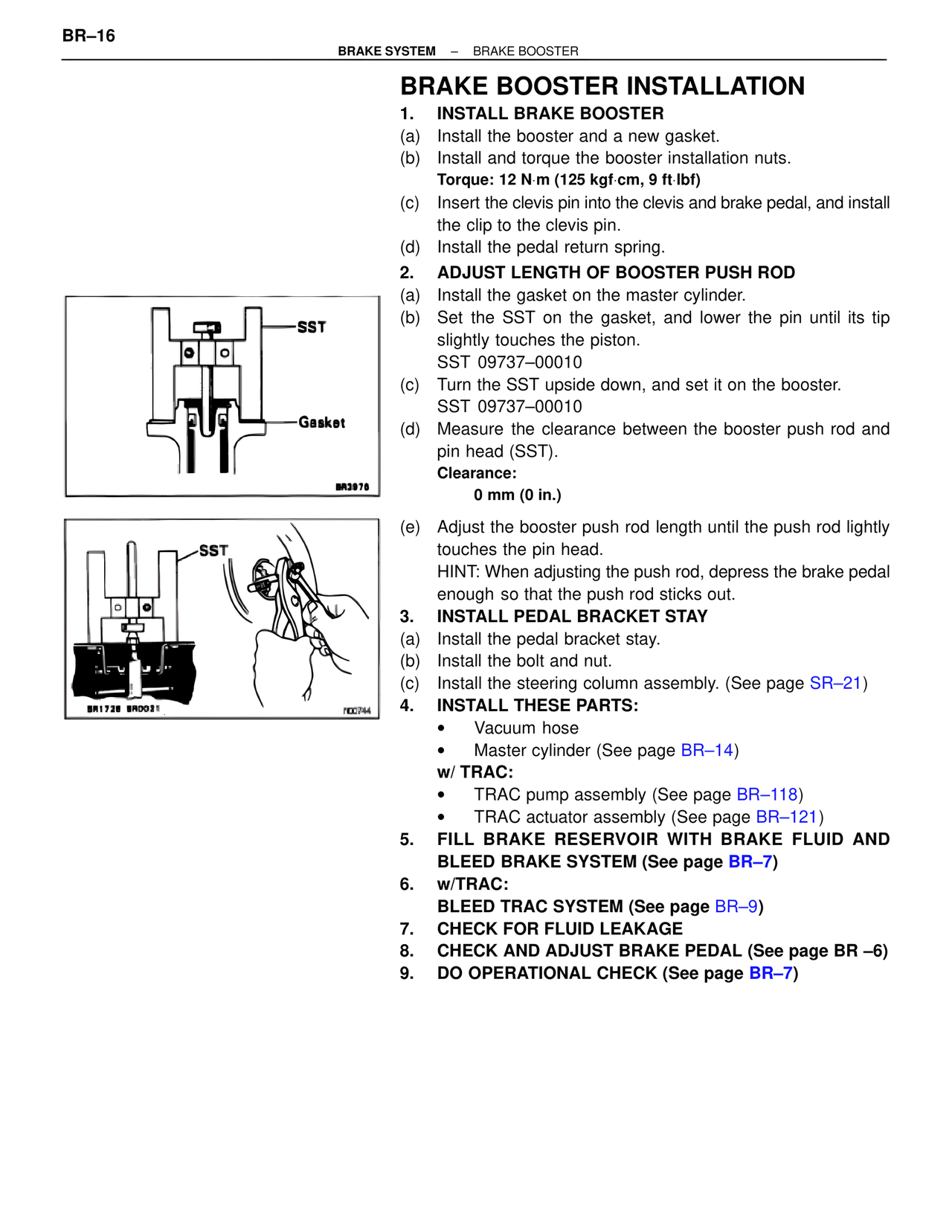 Brakes, ABS & TRAC Systems page 16