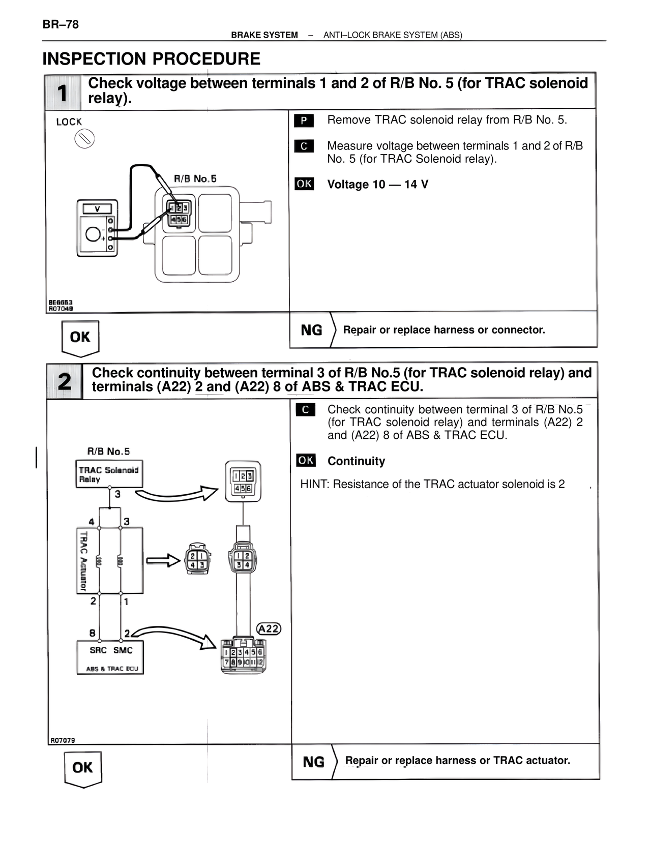 Brakes, ABS & TRAC Systems page 78