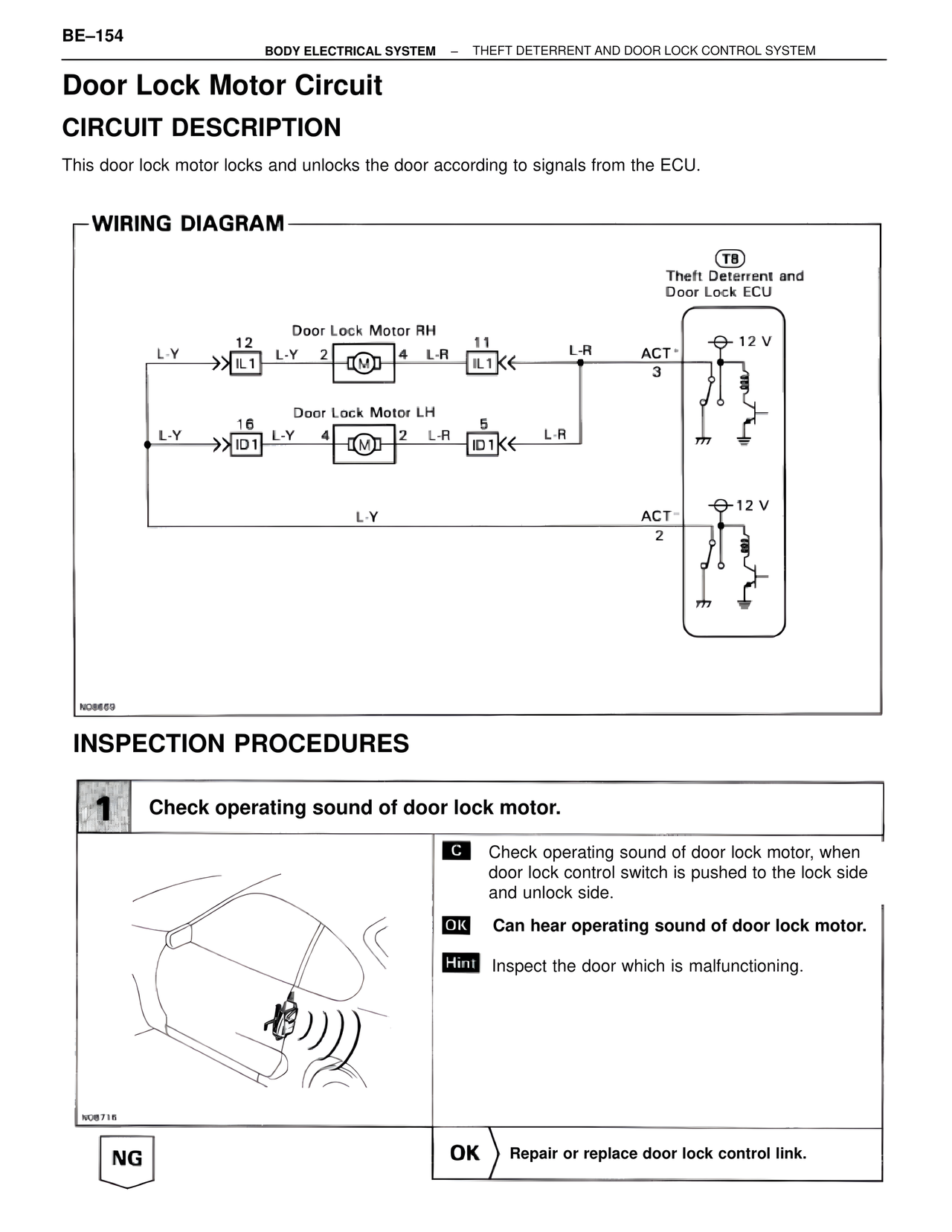 Body Electrical Systems page 154