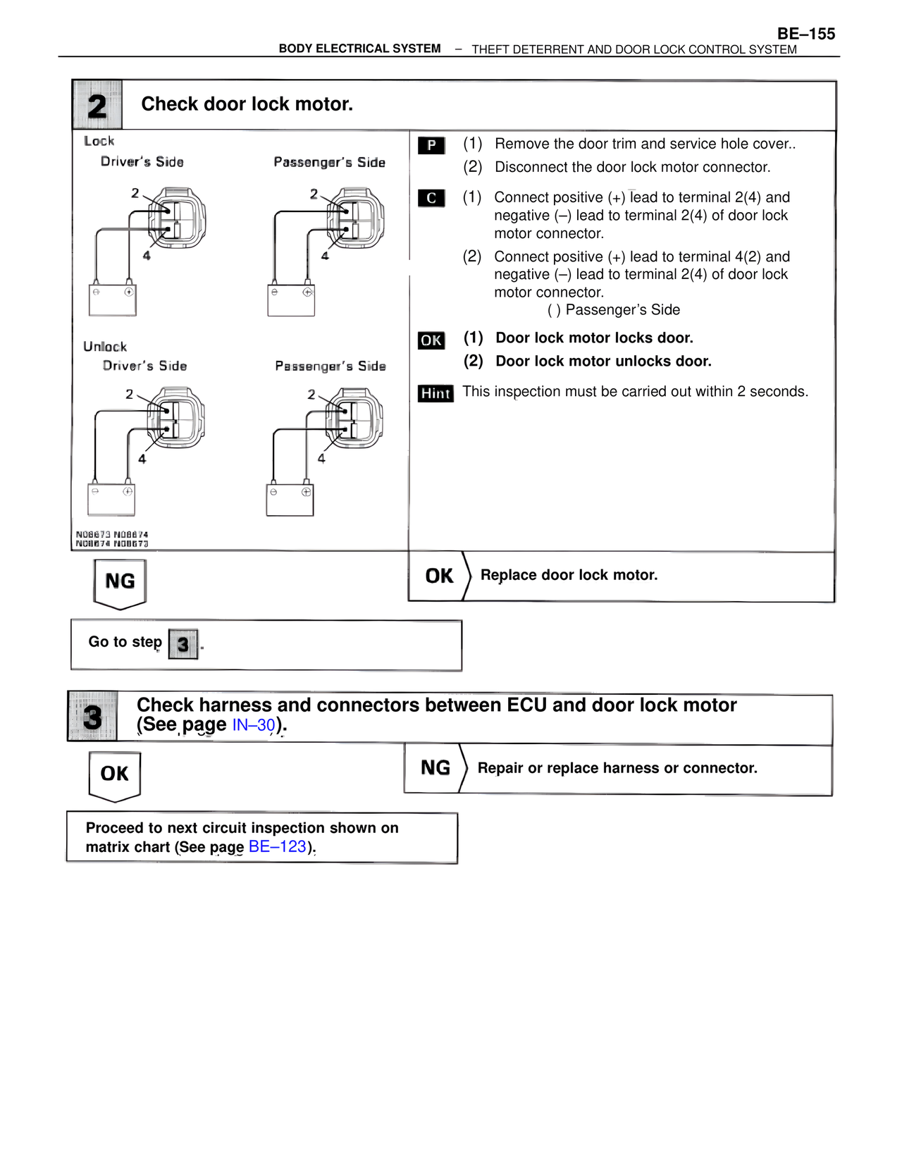 Body Electrical Systems page 155