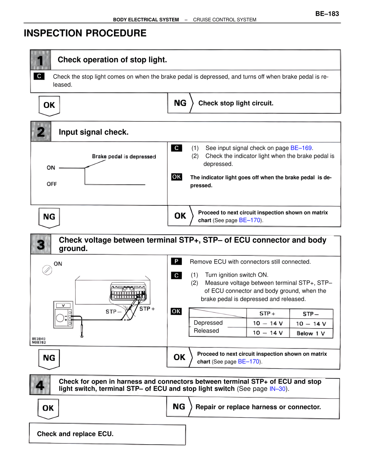 Body Electrical Systems page 183