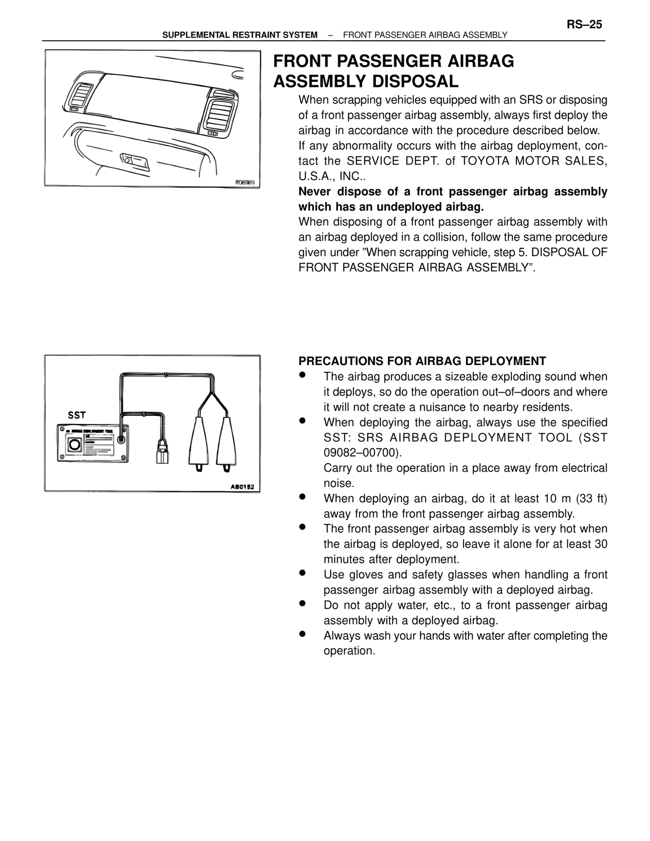 Supplemental Restraint System page 25