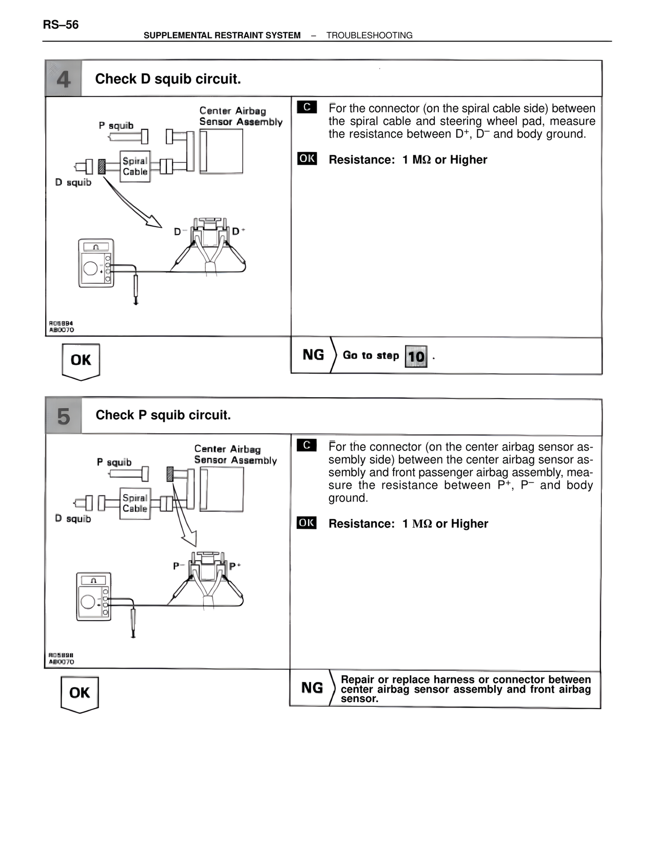 Supplemental Restraint System page 56