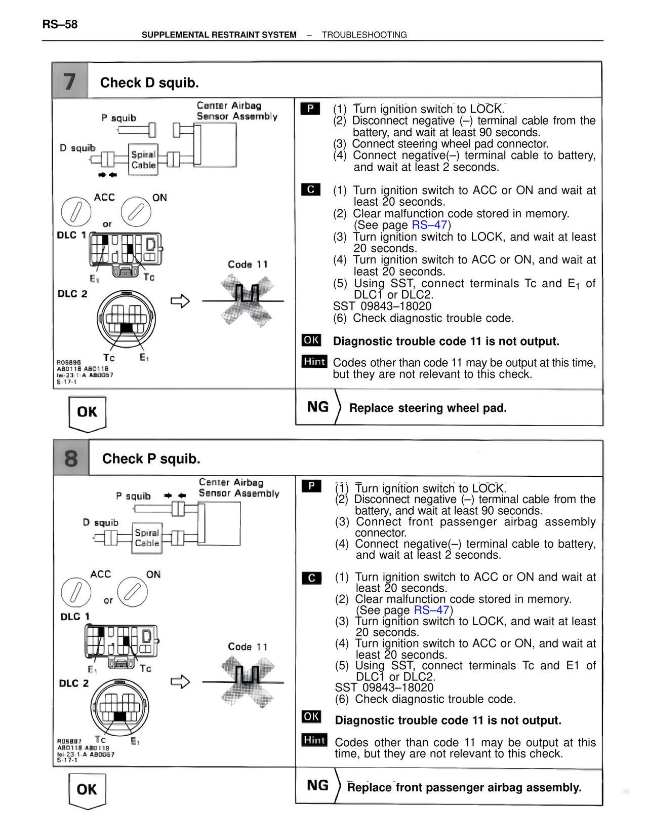 Supplemental Restraint System page 58