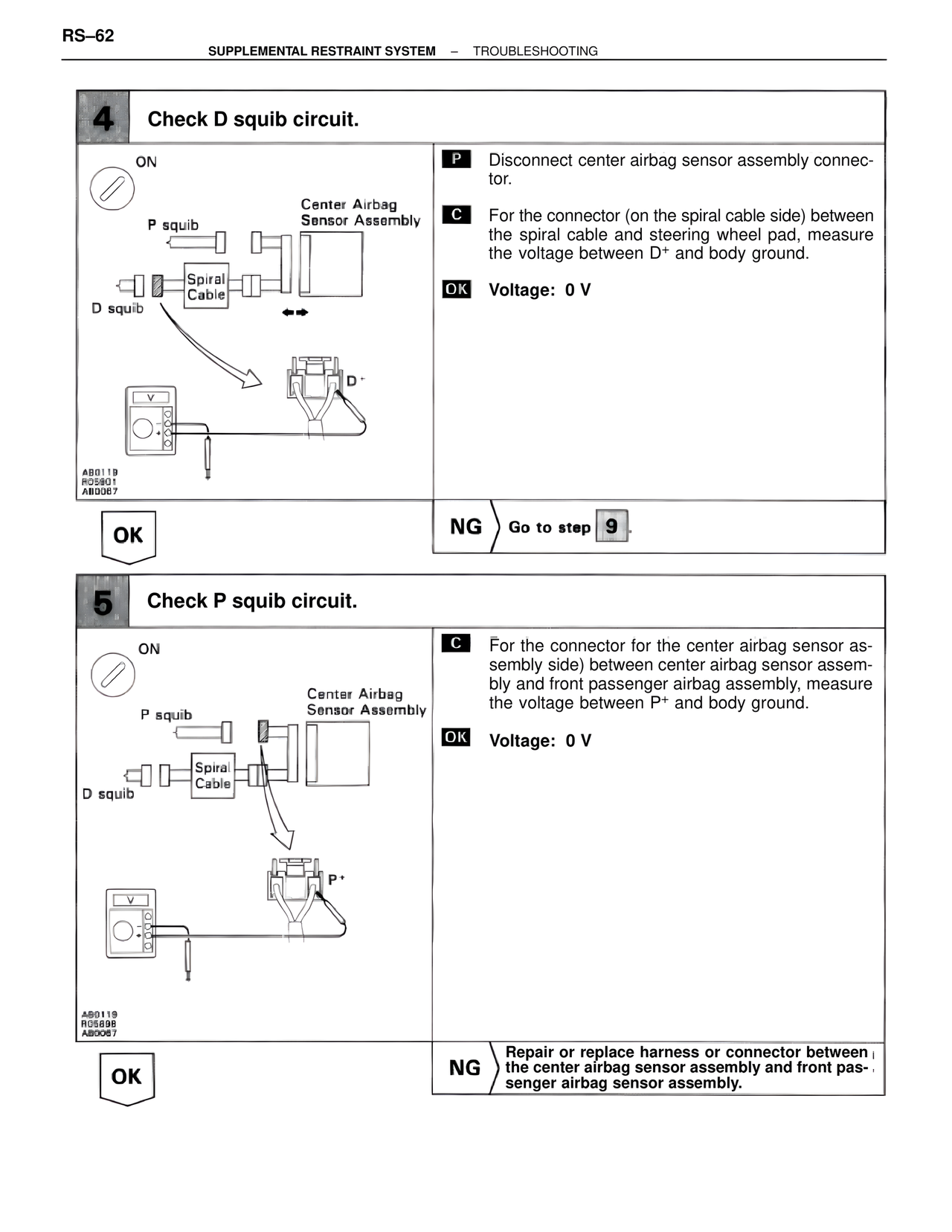 Supplemental Restraint System page 62