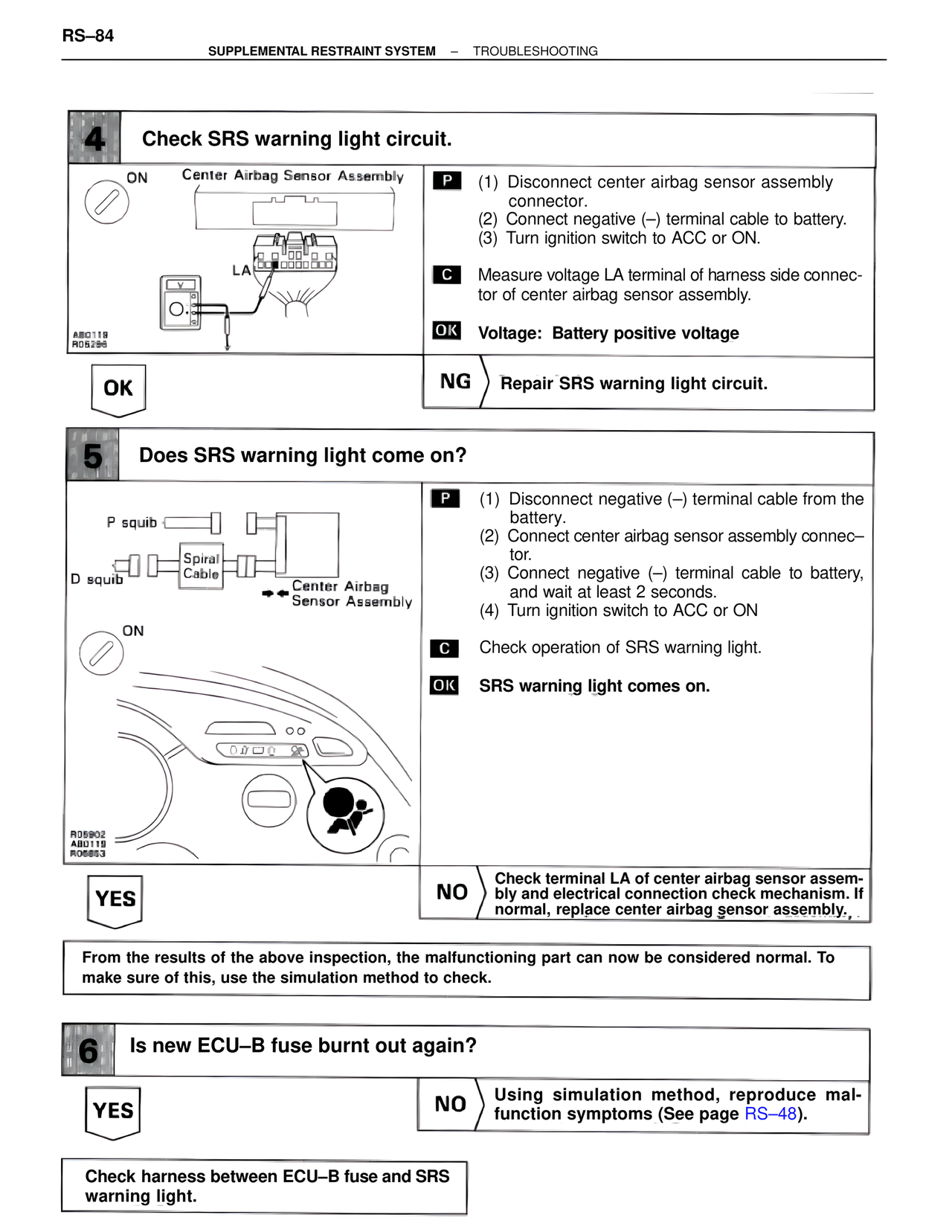 Supplemental Restraint System page 84
