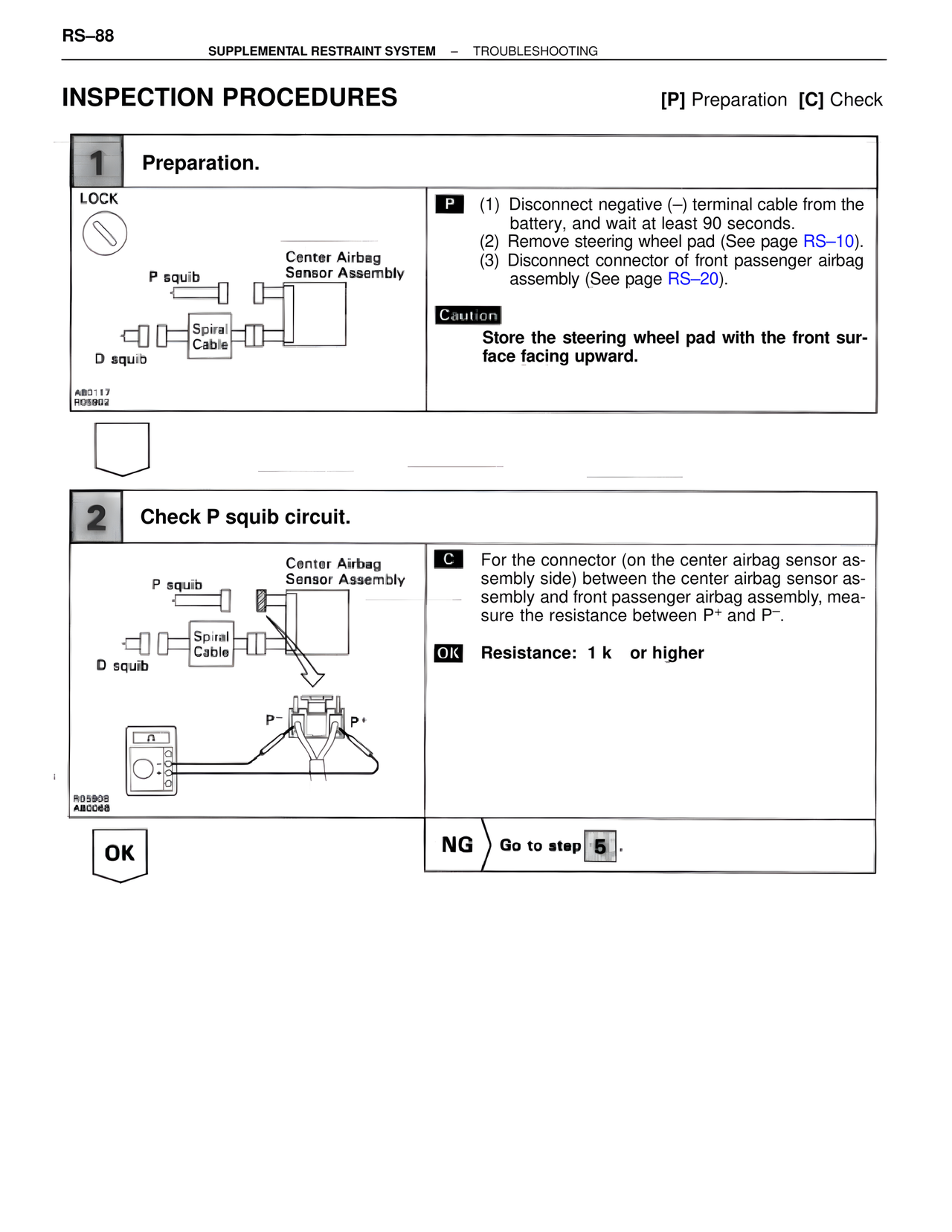 Supplemental Restraint System page 88