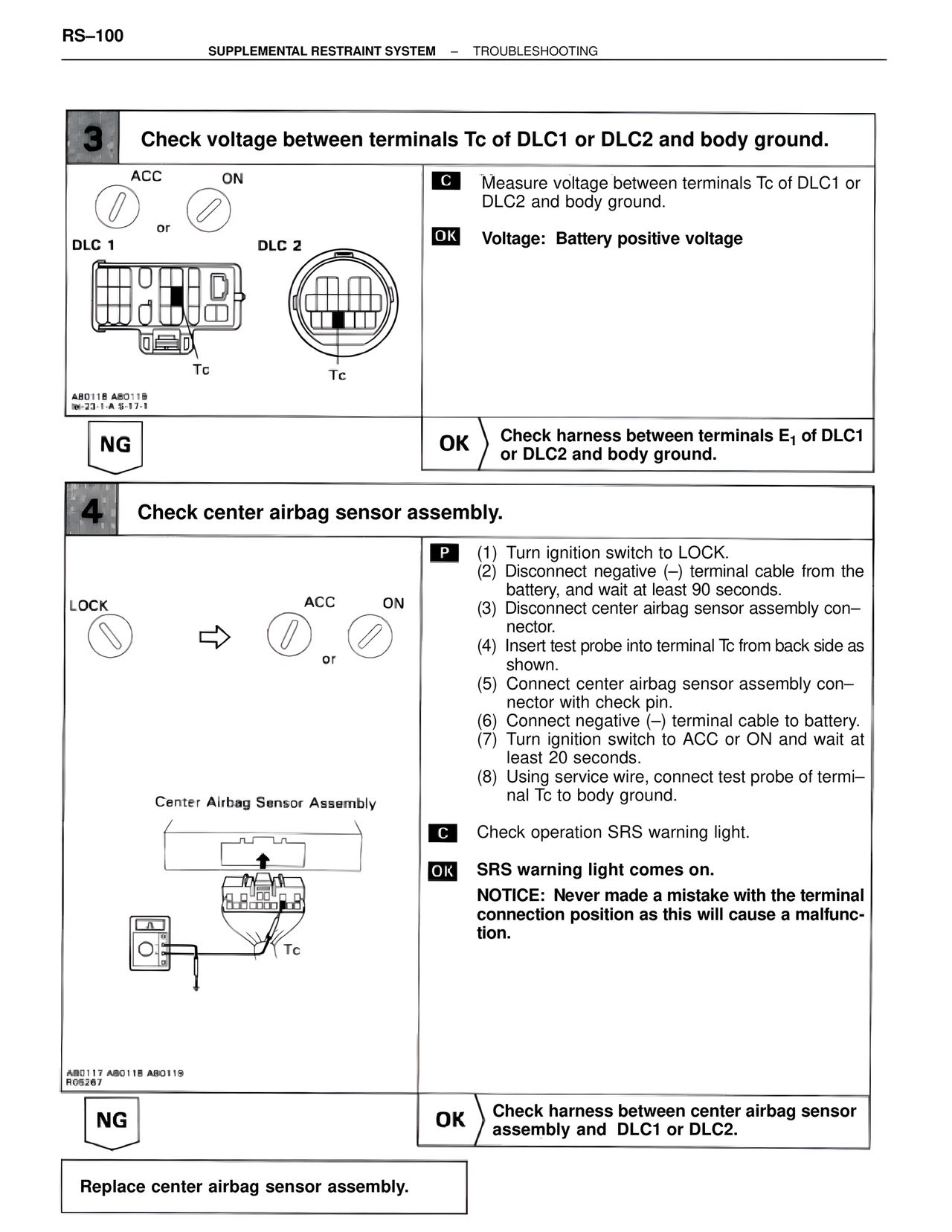 Supplemental Restraint System page 100