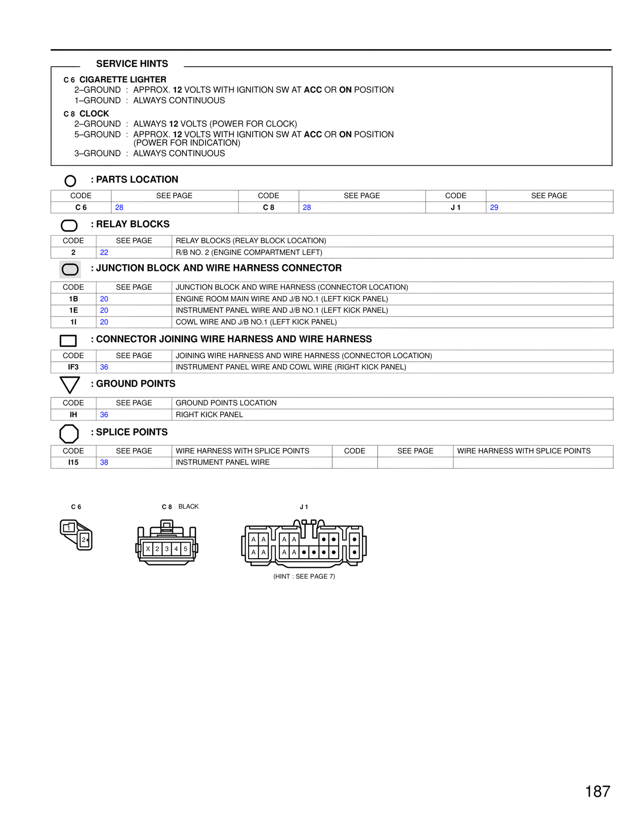 Wiring Diagrams page 184