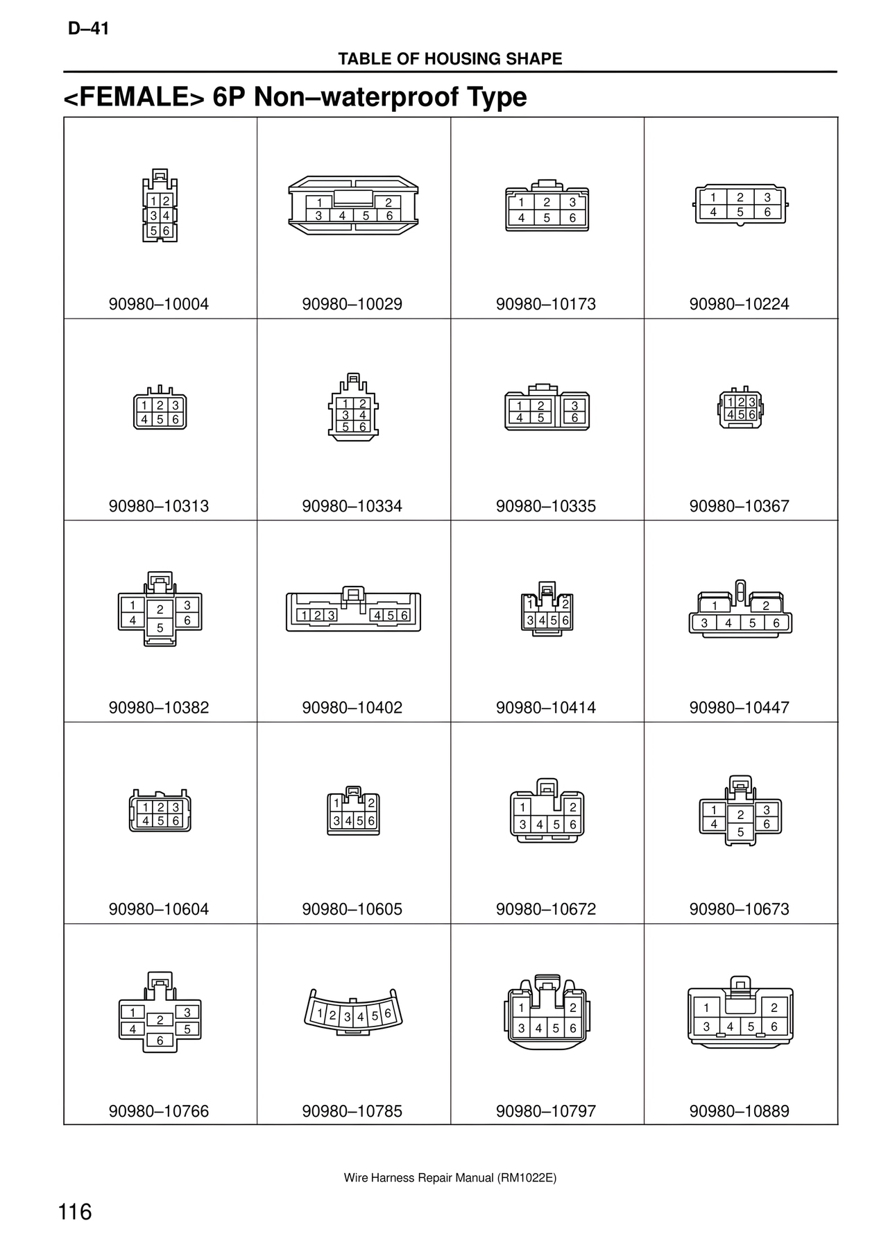 Wire Harness page 116