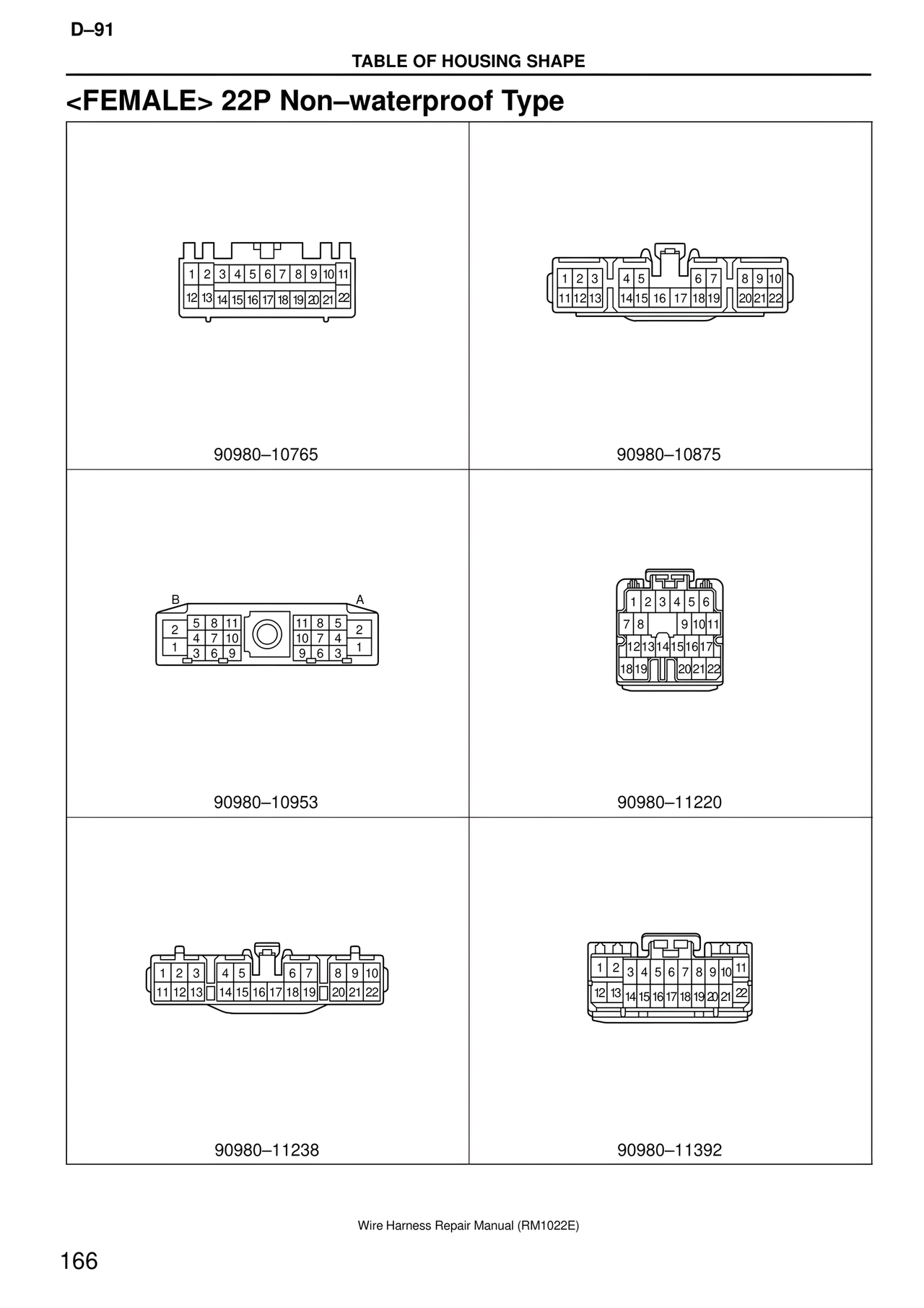 Wire Harness page 166