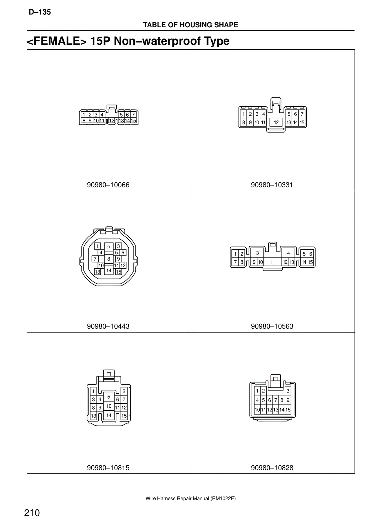 Wire Harness page 210